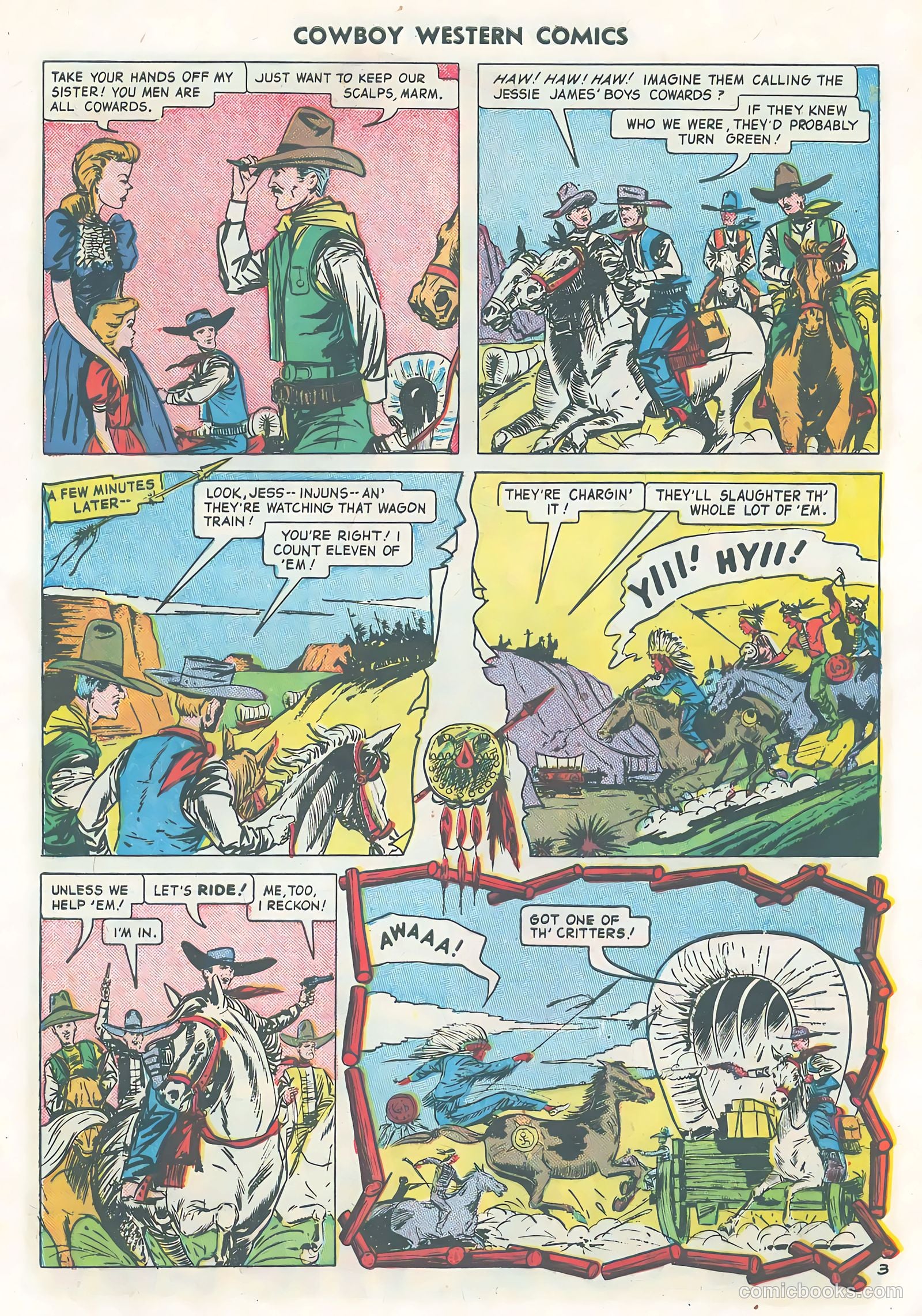 Cowboy Western Comics #31 (1951) — page 5 of 36