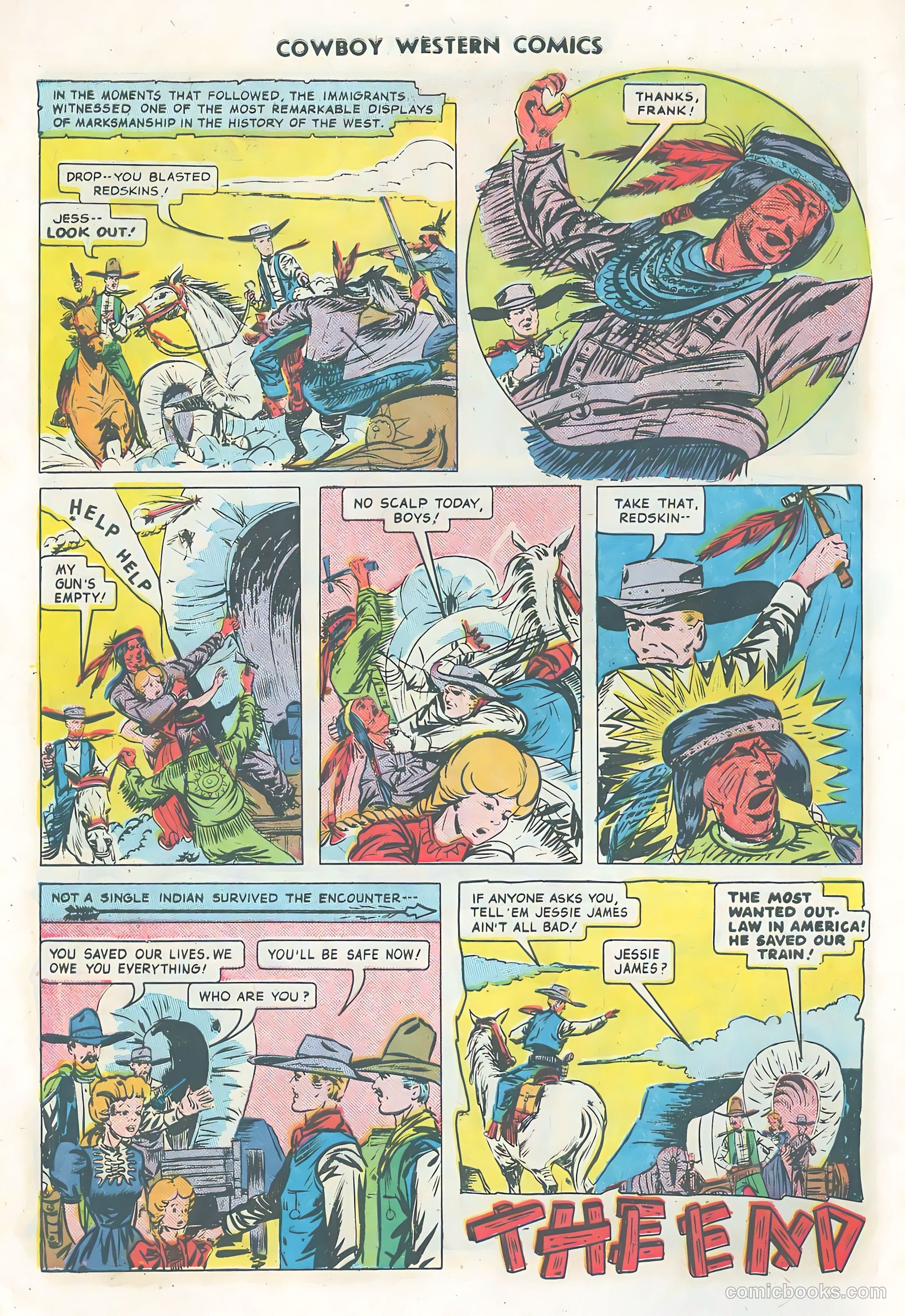Cowboy Western Comics #31 (1951) — page 6 of 36