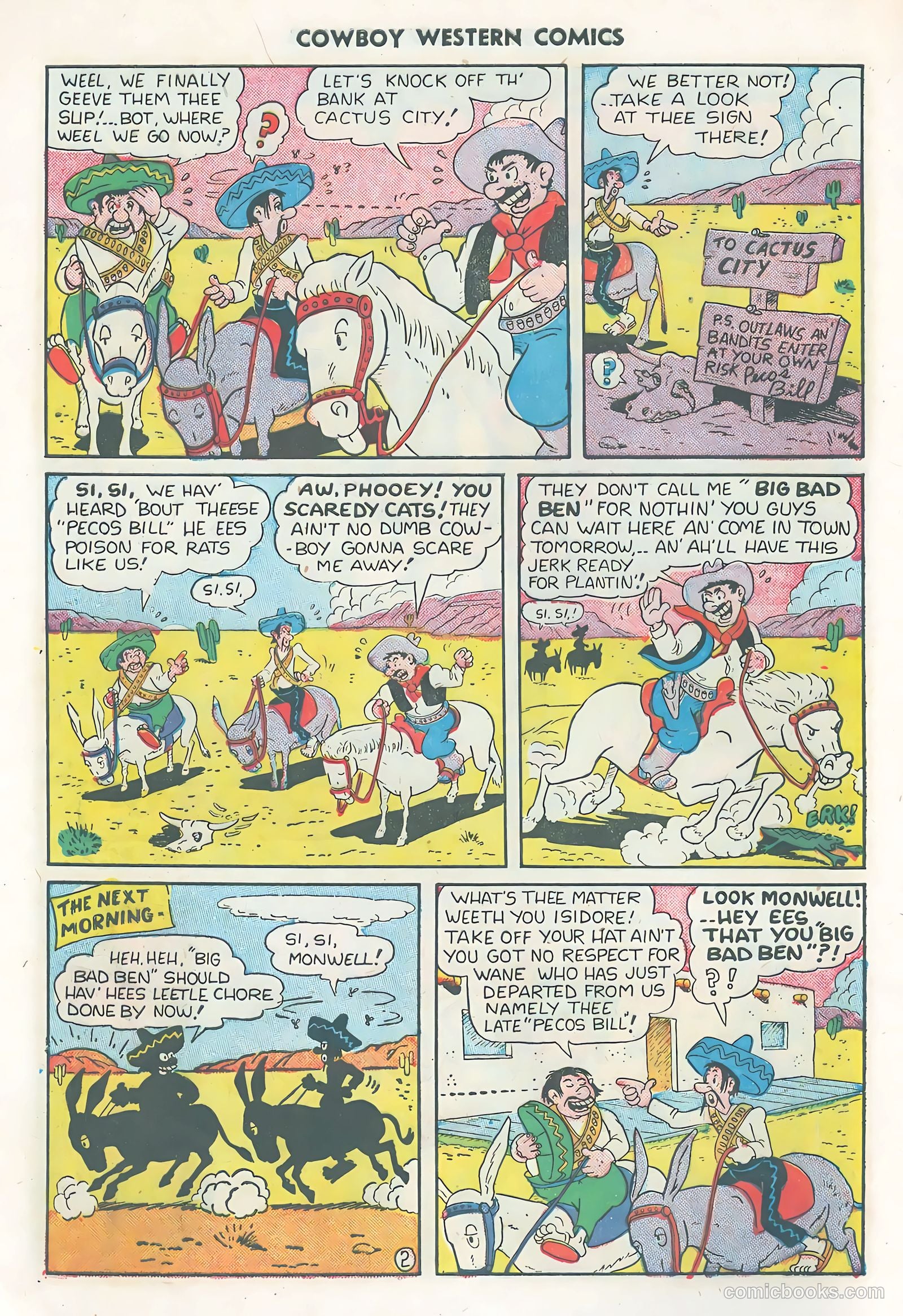 Cowboy Western Comics #31 (1951) — page 8 of 36