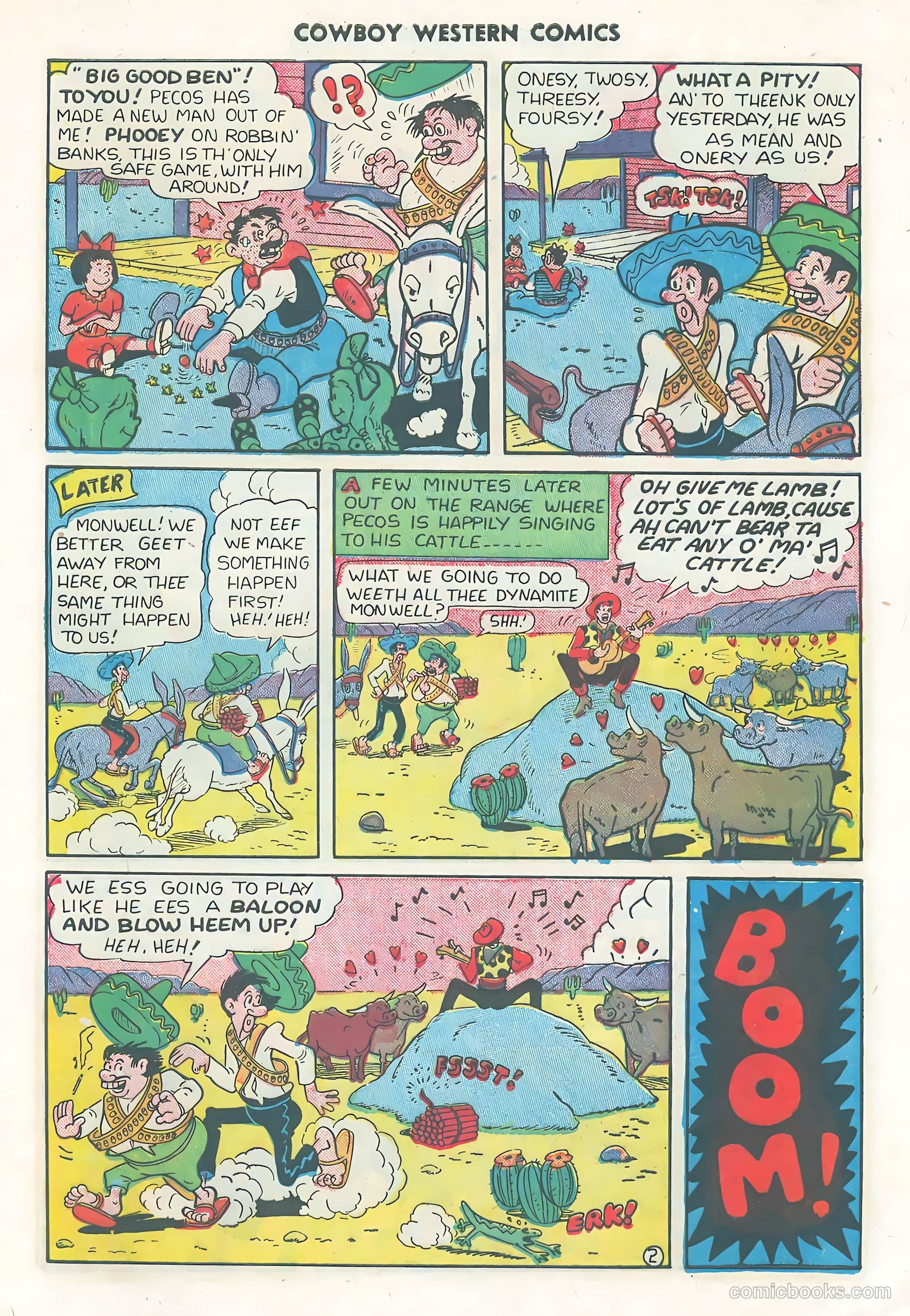 Cowboy Western Comics #31 (1951) — page 9 of 36