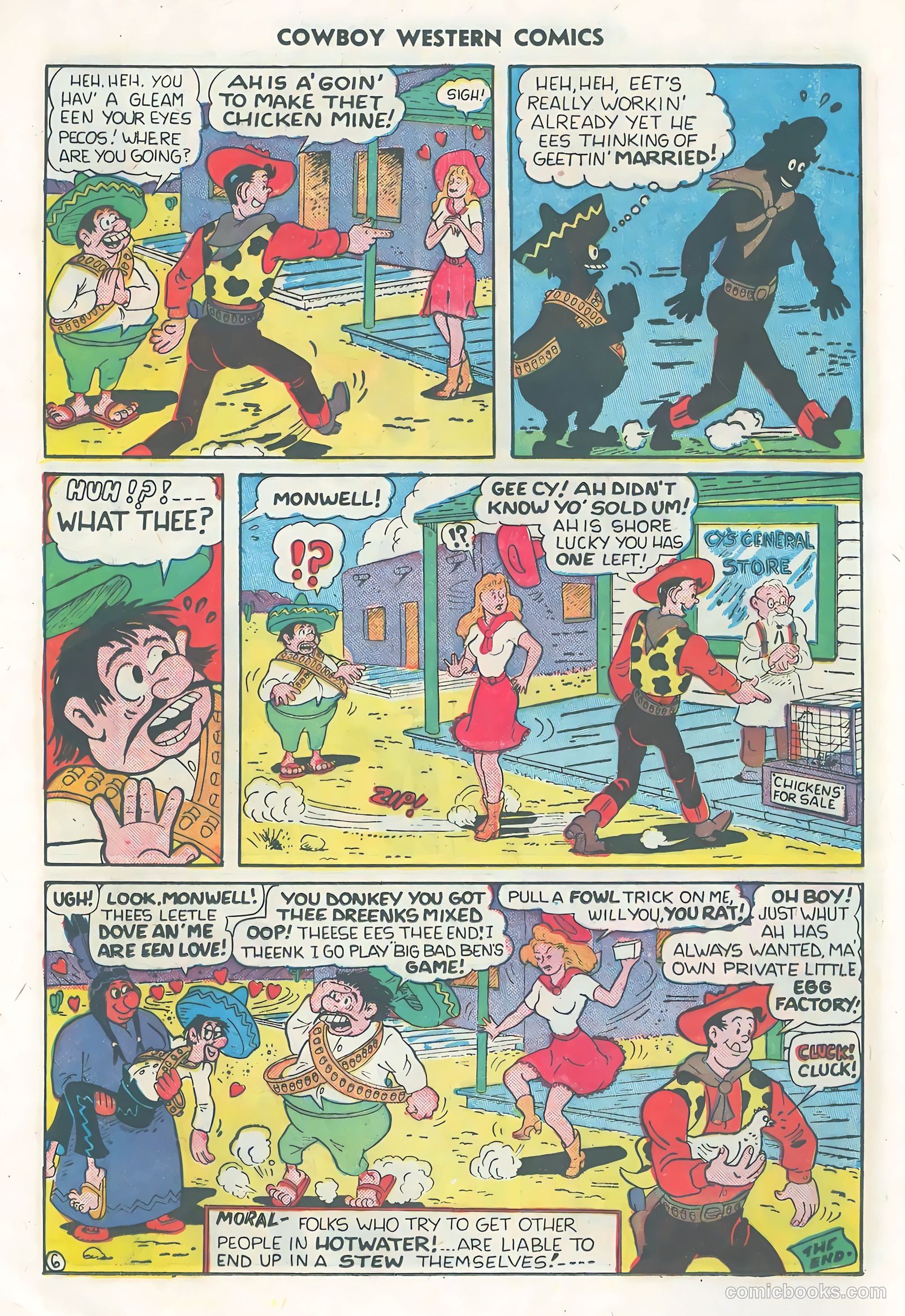 Cowboy Western Comics #31 (1951) — page 12 of 36