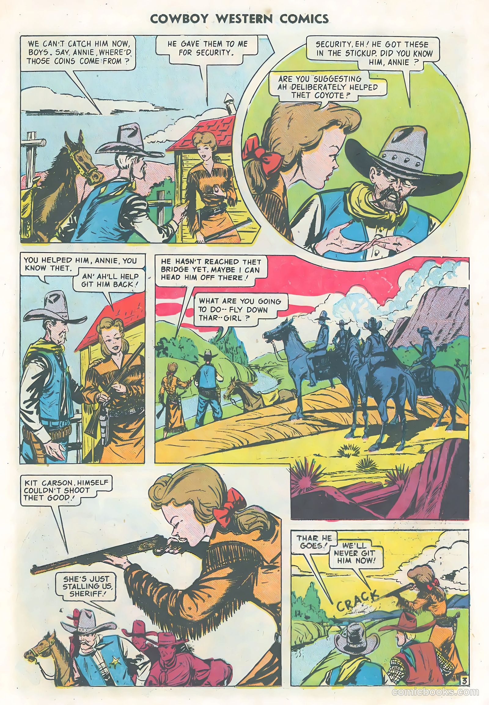 Cowboy Western Comics #31 (1951) — page 15 of 36