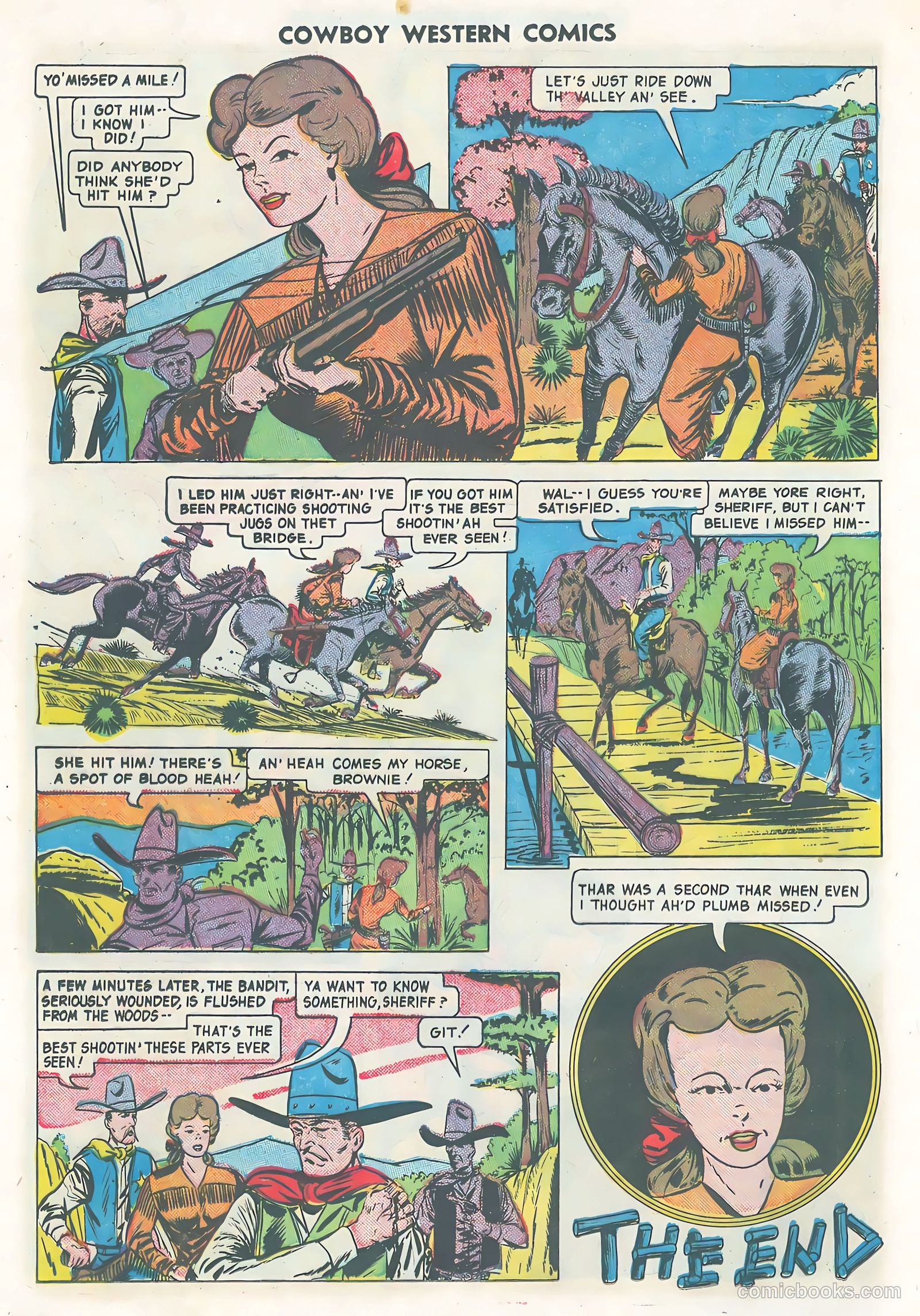 Cowboy Western Comics #31 (1951) — page 16 of 36