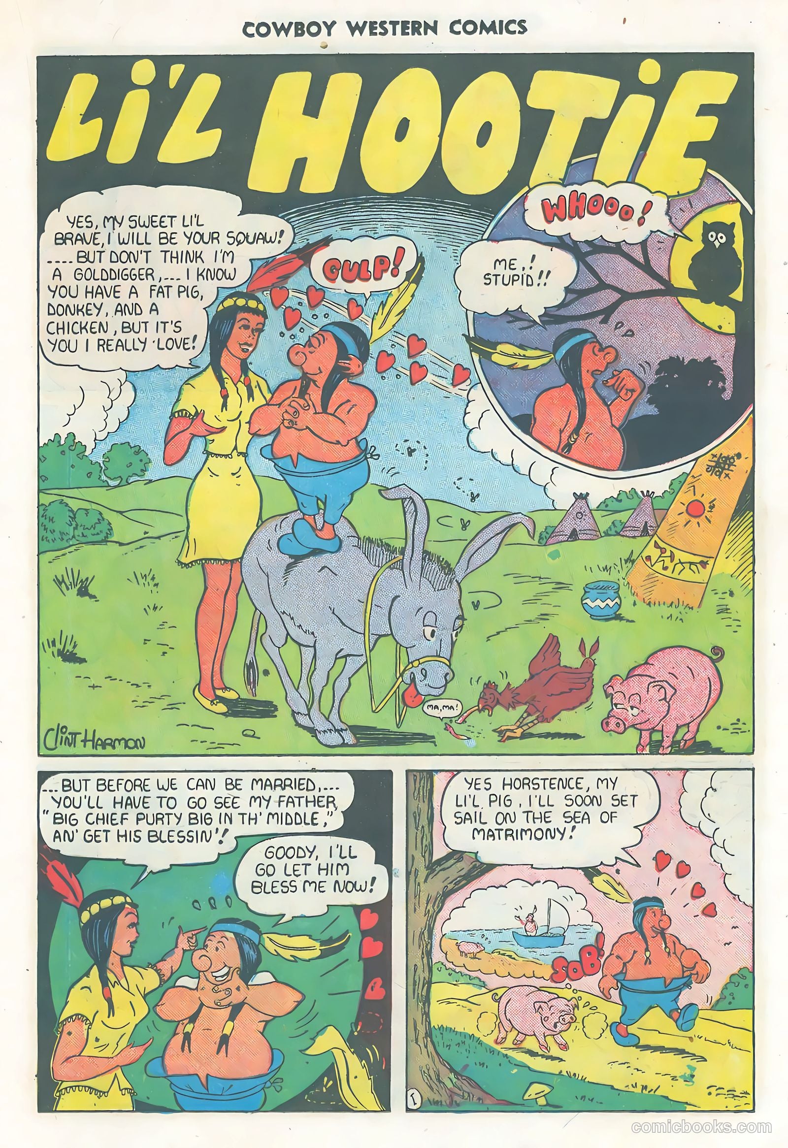 Cowboy Western Comics #31 (1951) — page 17 of 36