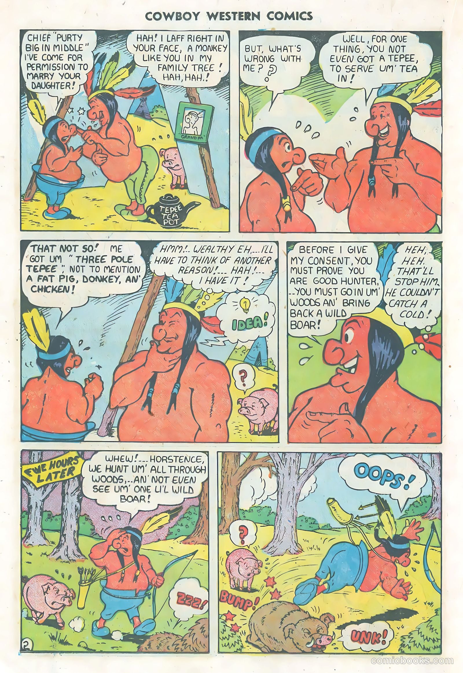 Cowboy Western Comics #31 (1951) — page 18 of 36