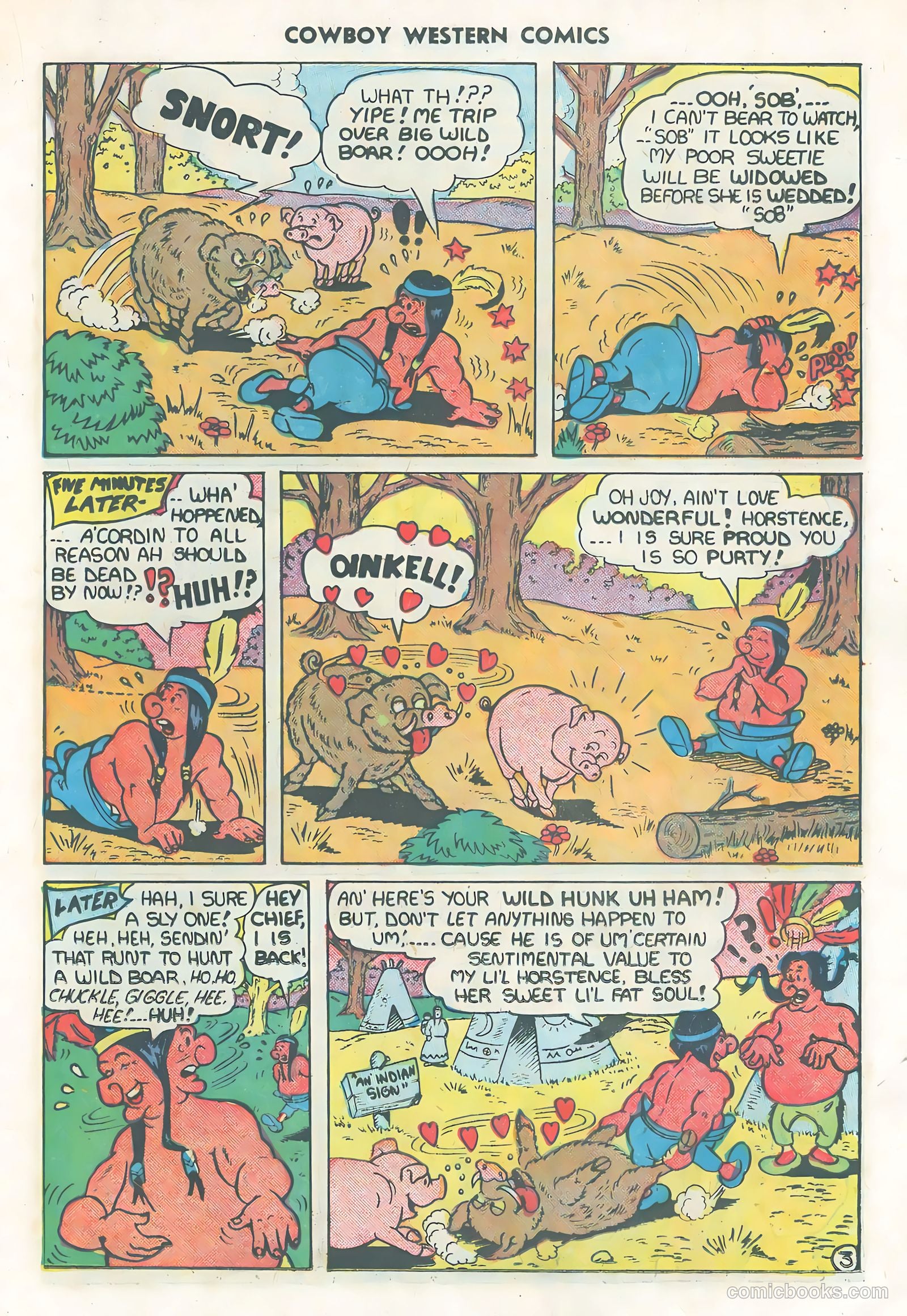 Cowboy Western Comics #31 (1951) — page 19 of 36