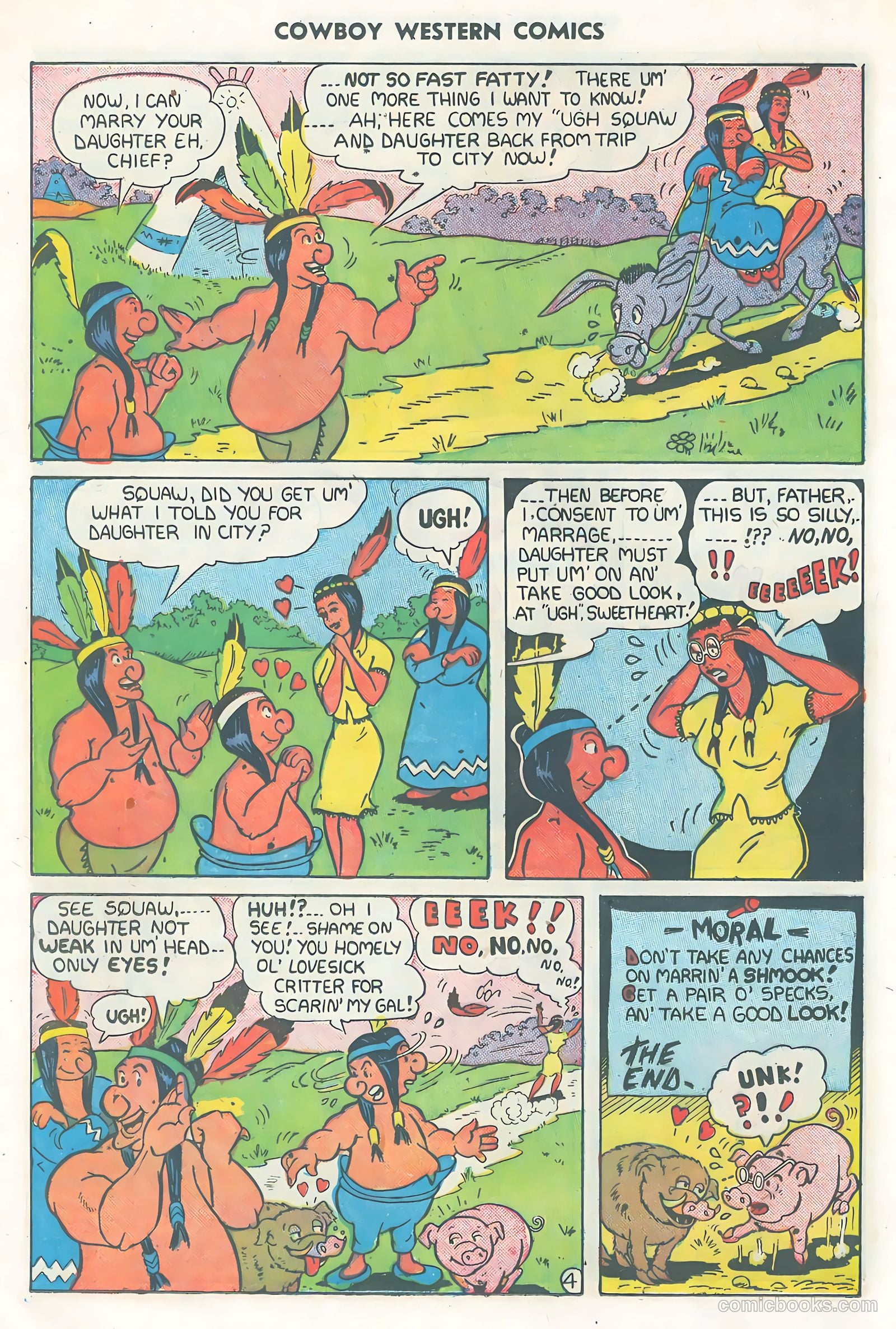 Cowboy Western Comics #31 (1951) — page 20 of 36