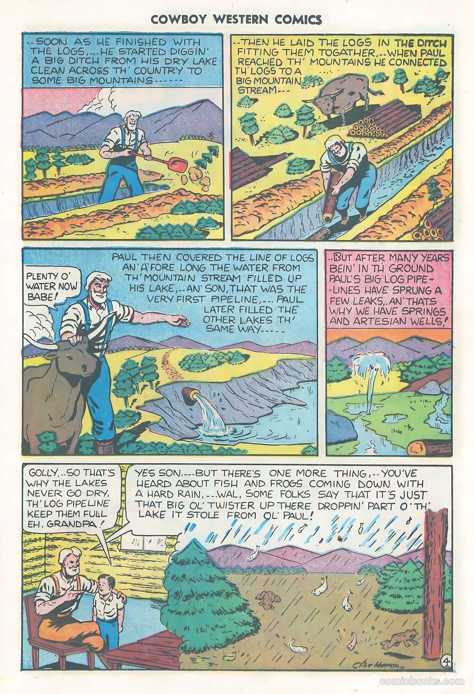 Cowboy Western Comics #31 (1951) — page 25 of 36