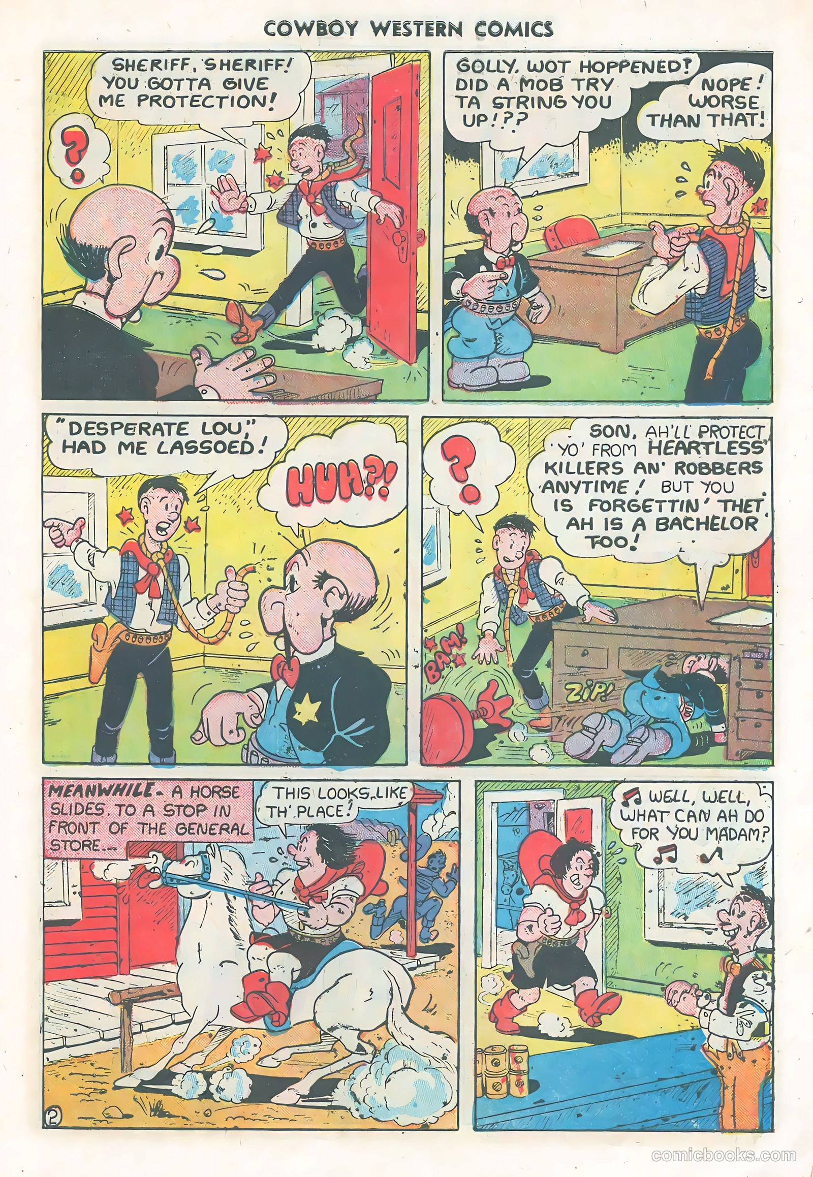 Cowboy Western Comics #31 (1951) — page 27 of 36