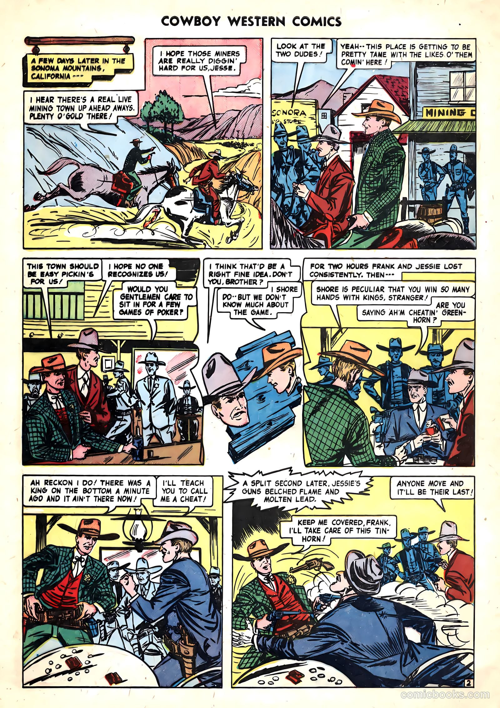 Cowboy Western Comics #32 (1951) — page 4 of 36