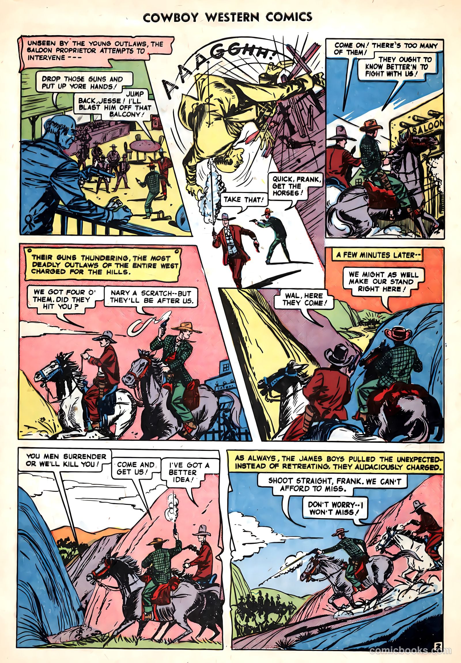 Cowboy Western Comics #32 (1951) — page 5 of 36