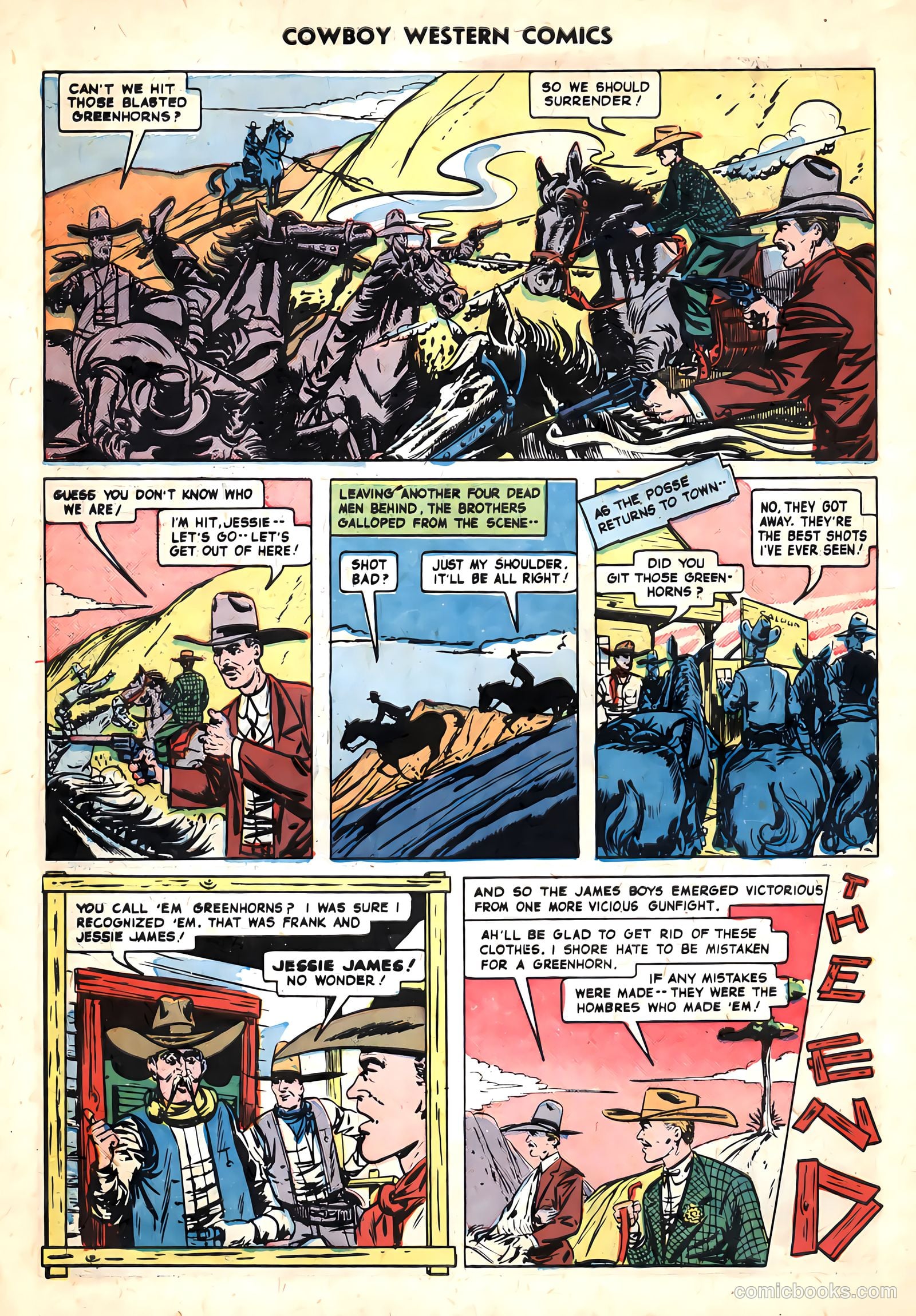 Cowboy Western Comics #32 (1951) — page 6 of 36