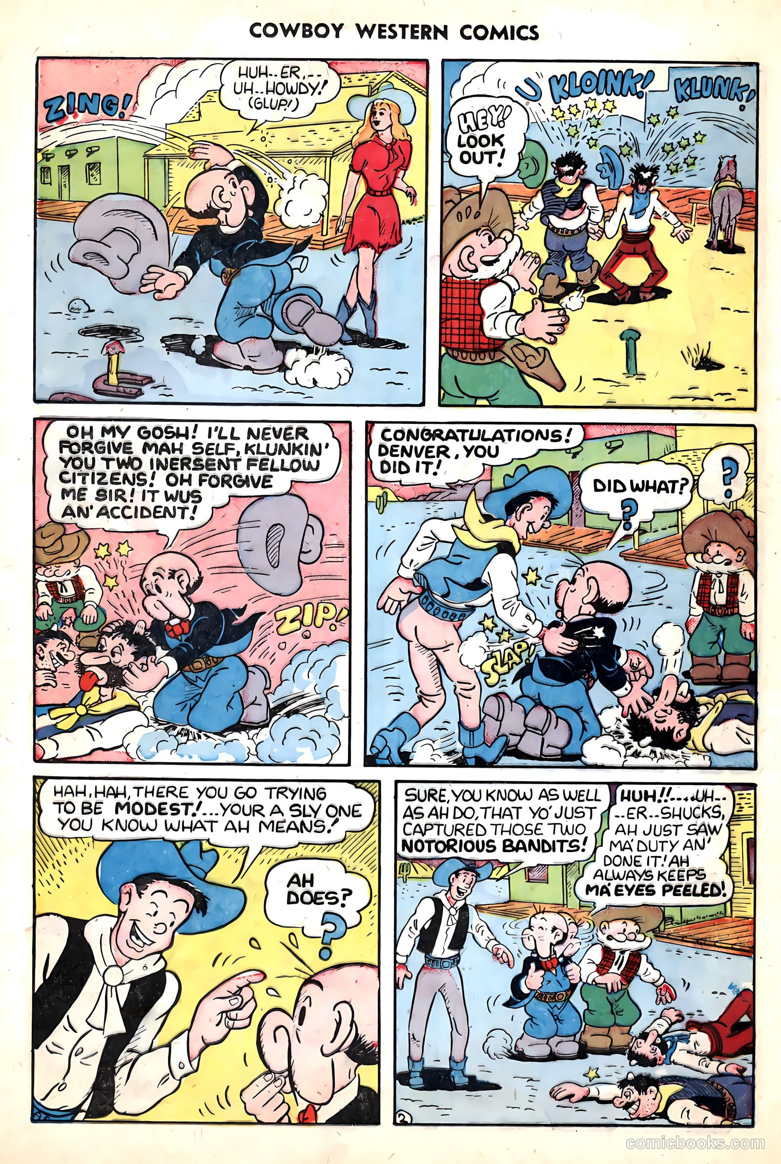 Cowboy Western Comics #32 (1951) — page 13 of 36