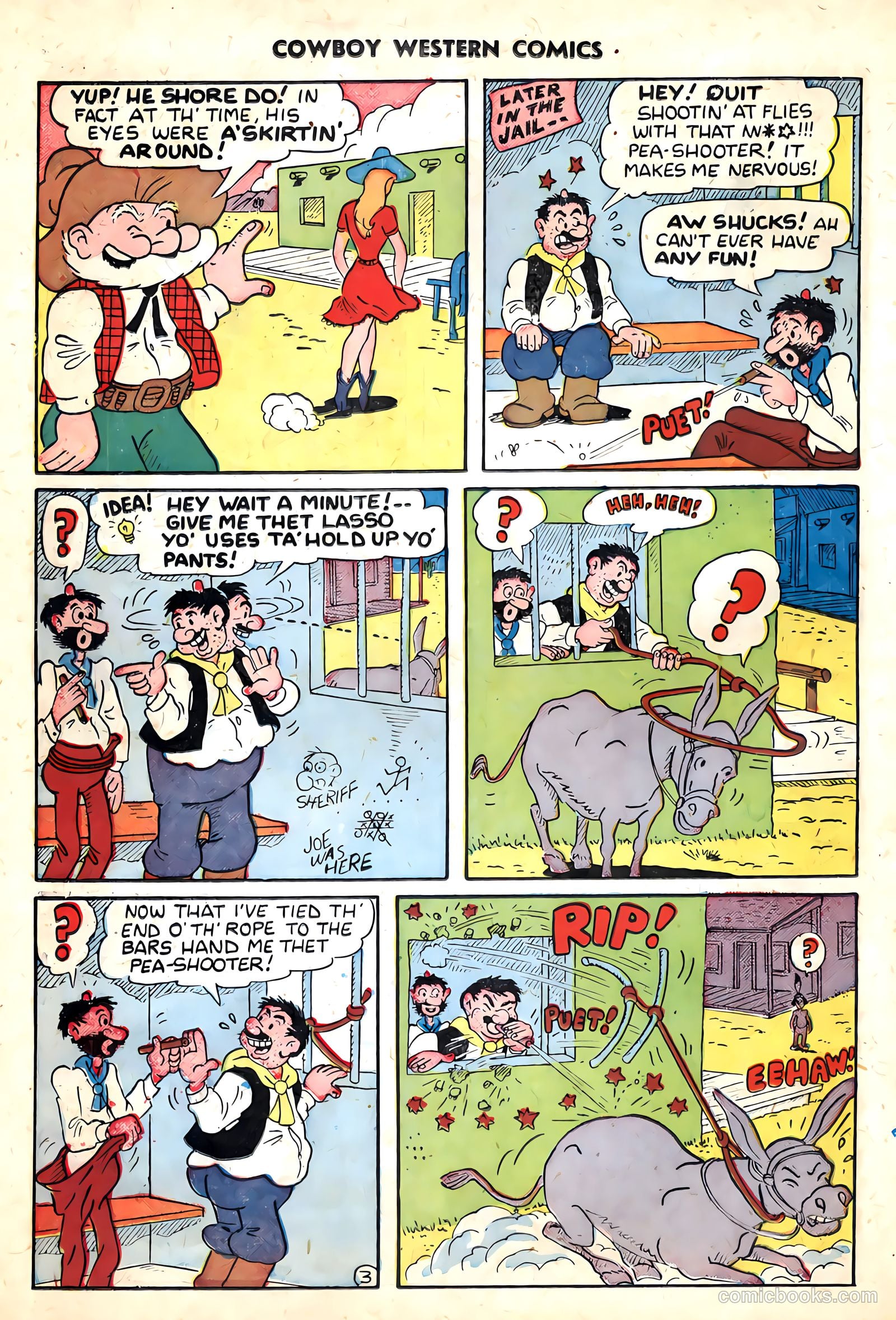 Cowboy Western Comics #32 (1951) — page 14 of 36
