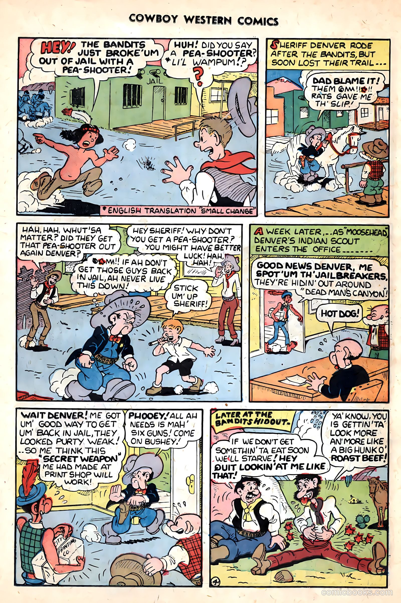 Cowboy Western Comics #32 (1951) — page 15 of 36