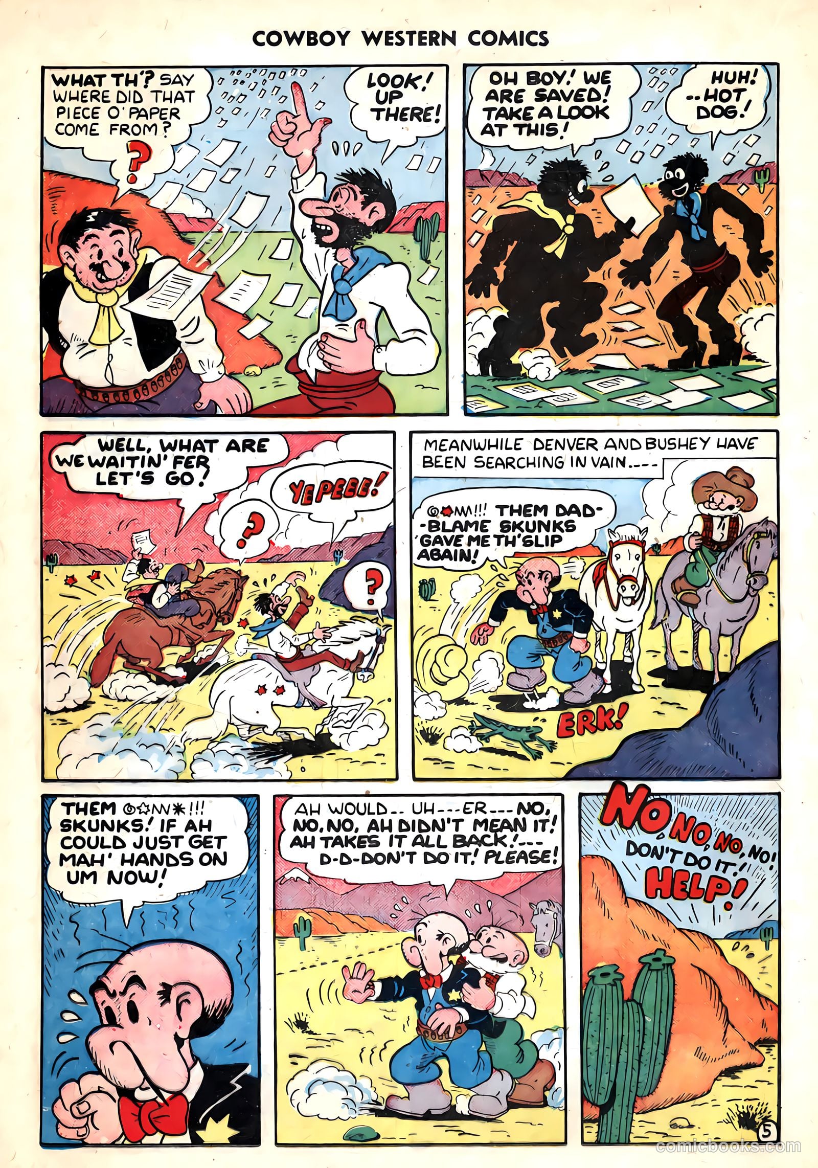 Cowboy Western Comics #32 (1951) — page 16 of 36