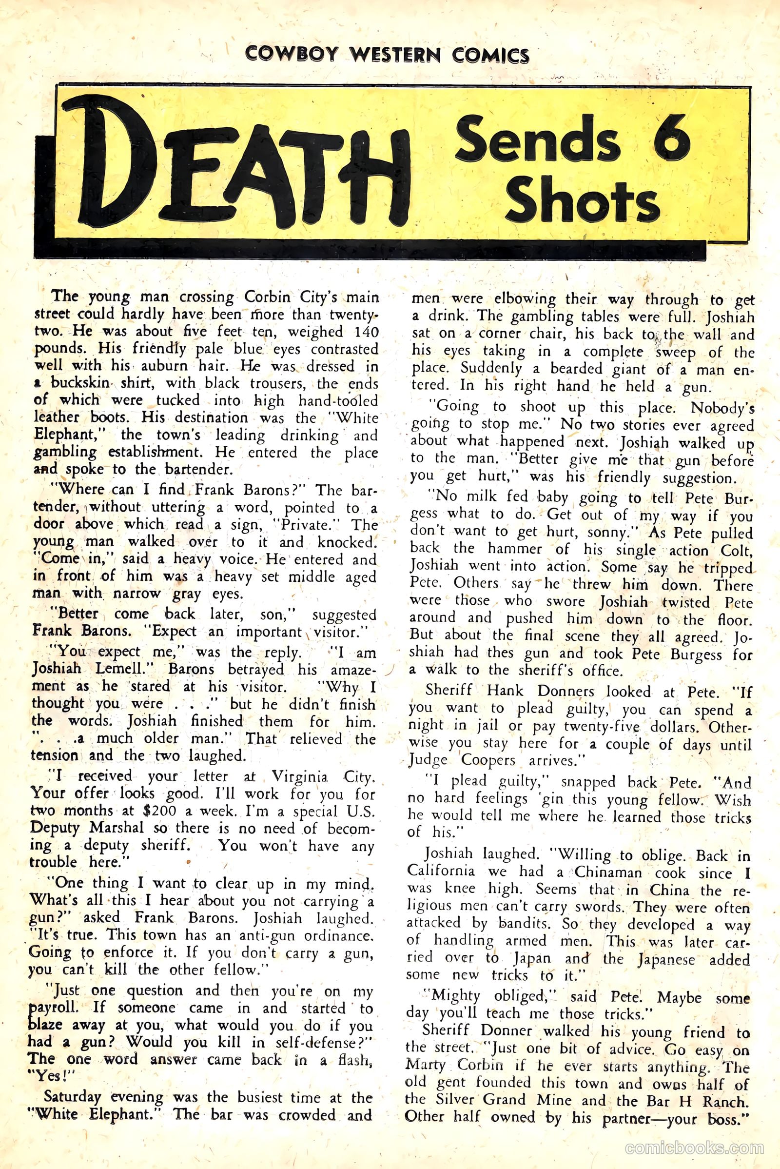 Cowboy Western Comics #32 (1951) — page 18 of 36