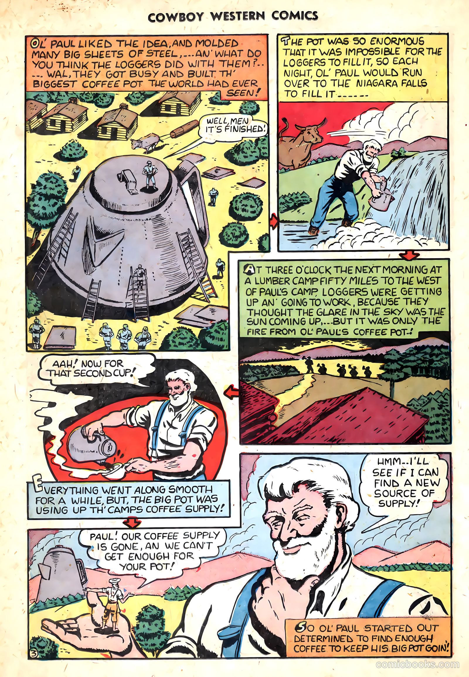 Cowboy Western Comics #32 (1951) — page 22 of 36
