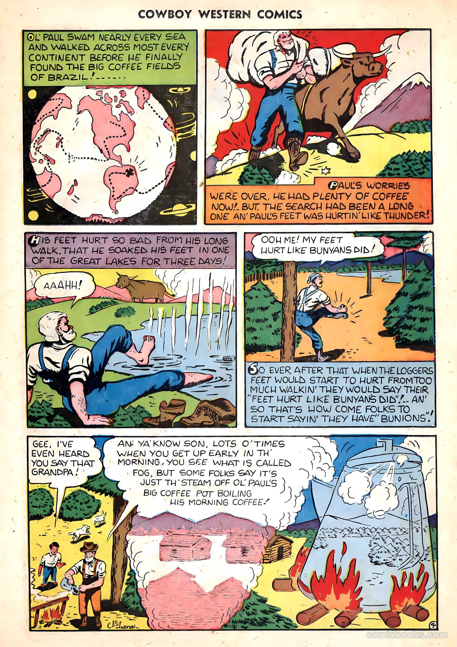 Cowboy Western Comics #32 (1951) — page 23 of 36