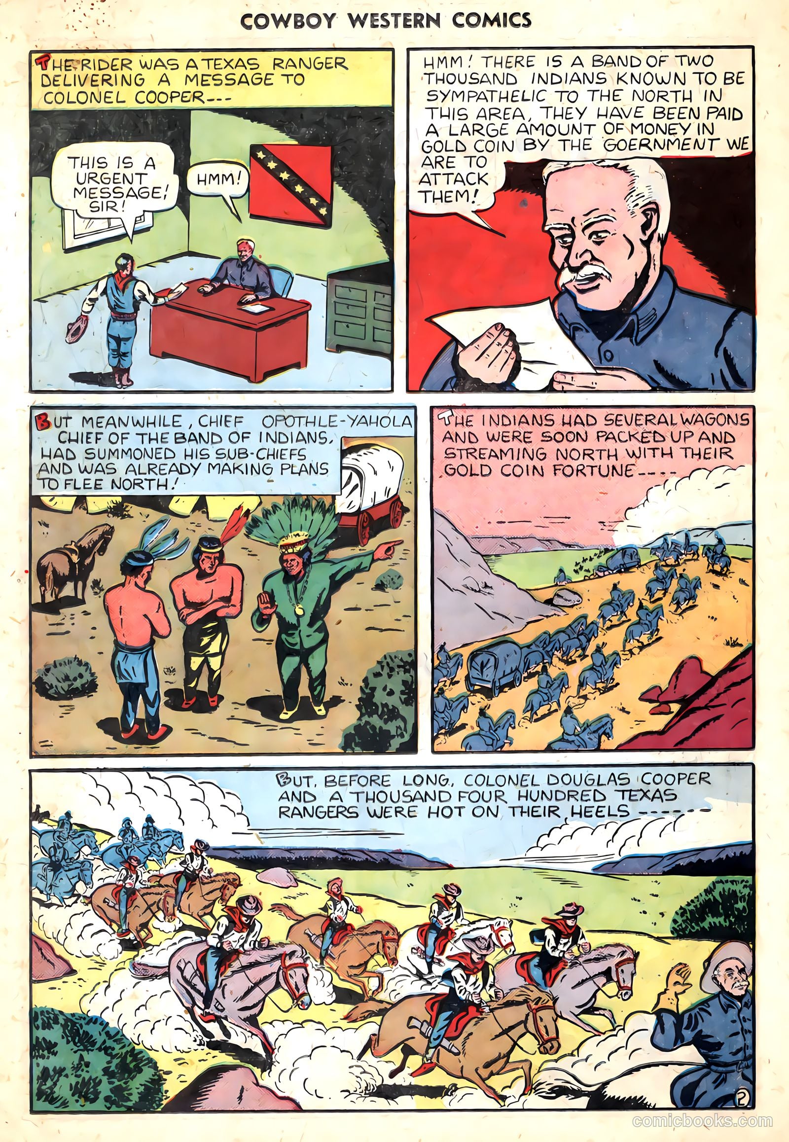 Cowboy Western Comics #32 (1951) — page 26 of 36