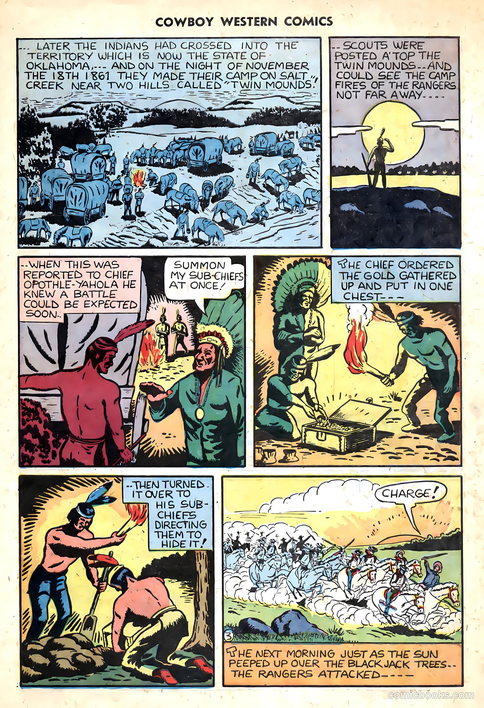 Cowboy Western Comics #32 (1951) — page 27 of 36