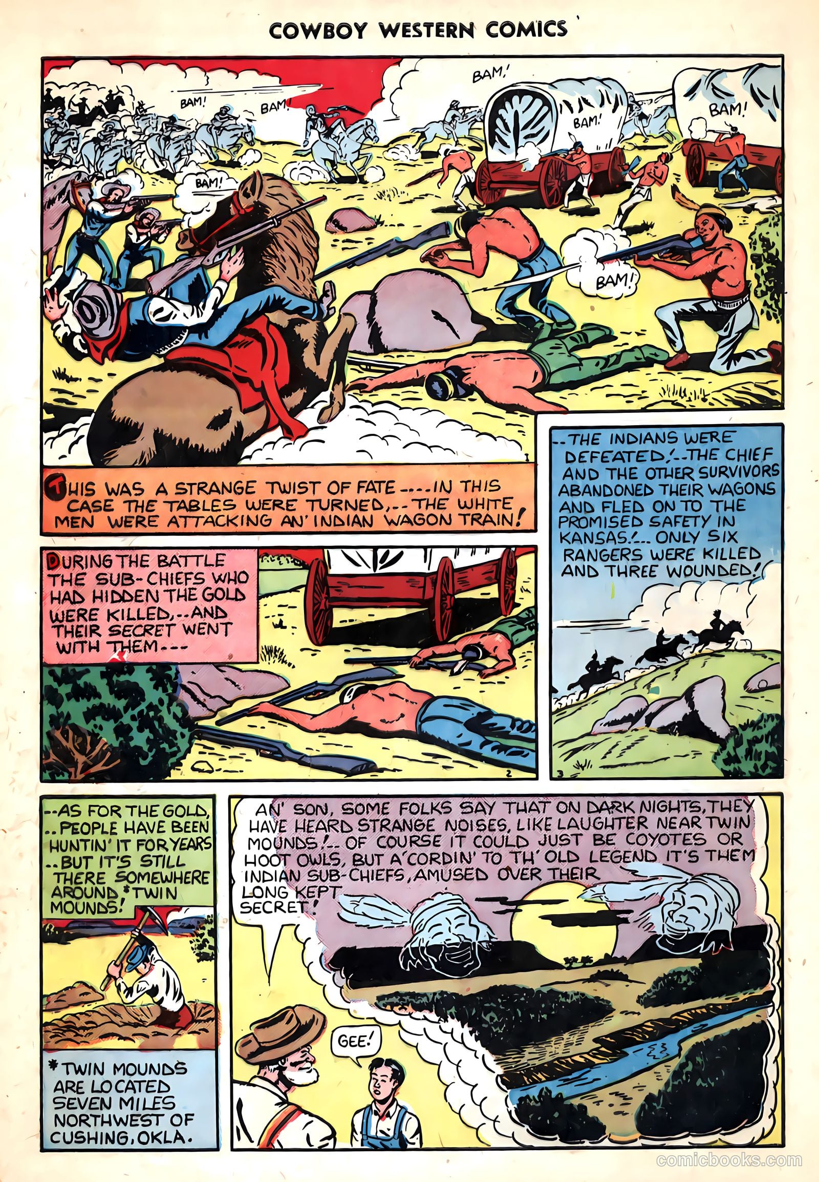 Cowboy Western Comics #32 (1951) — page 28 of 36