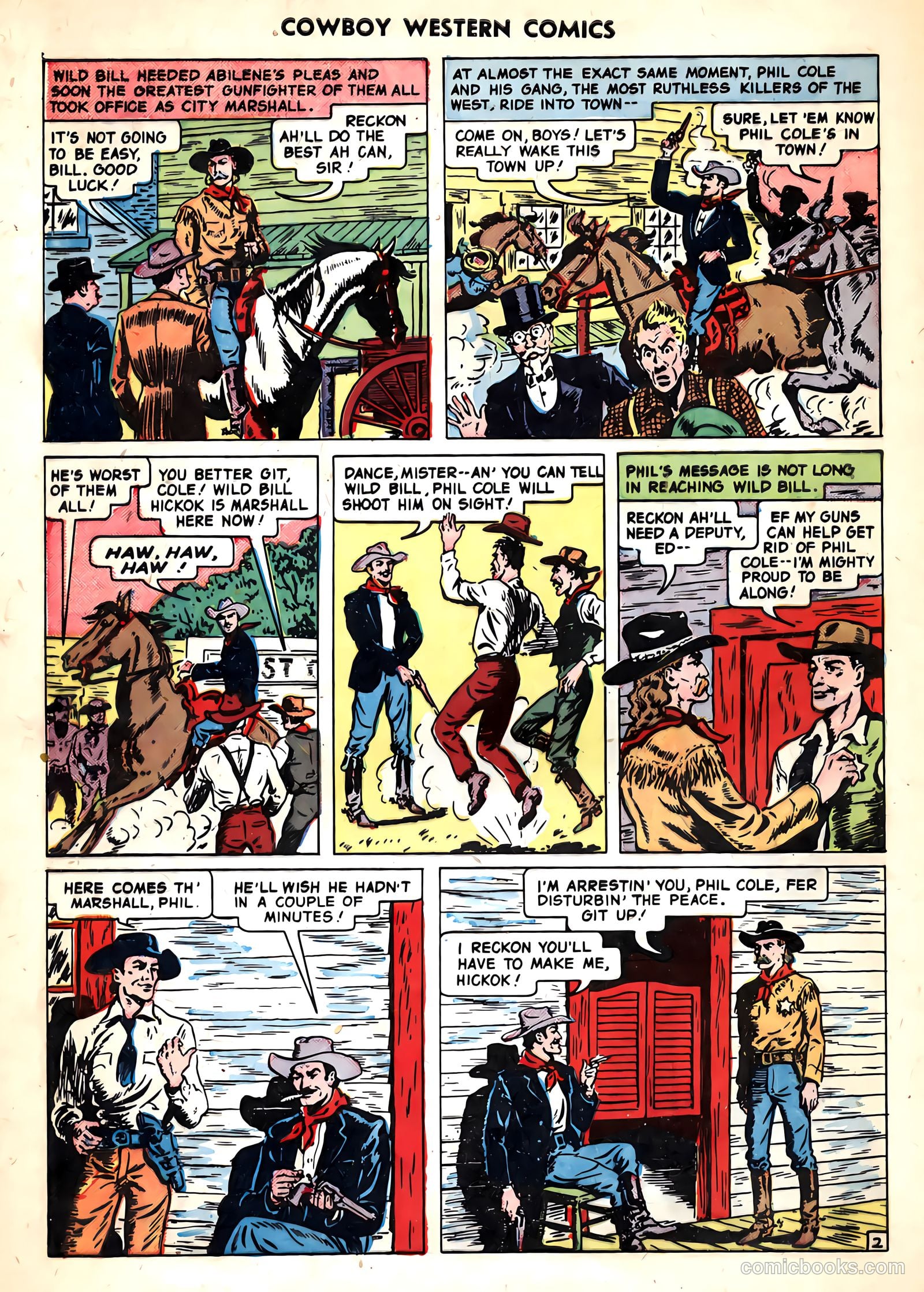 Cowboy Western Comics #32 (1951) — page 32 of 36