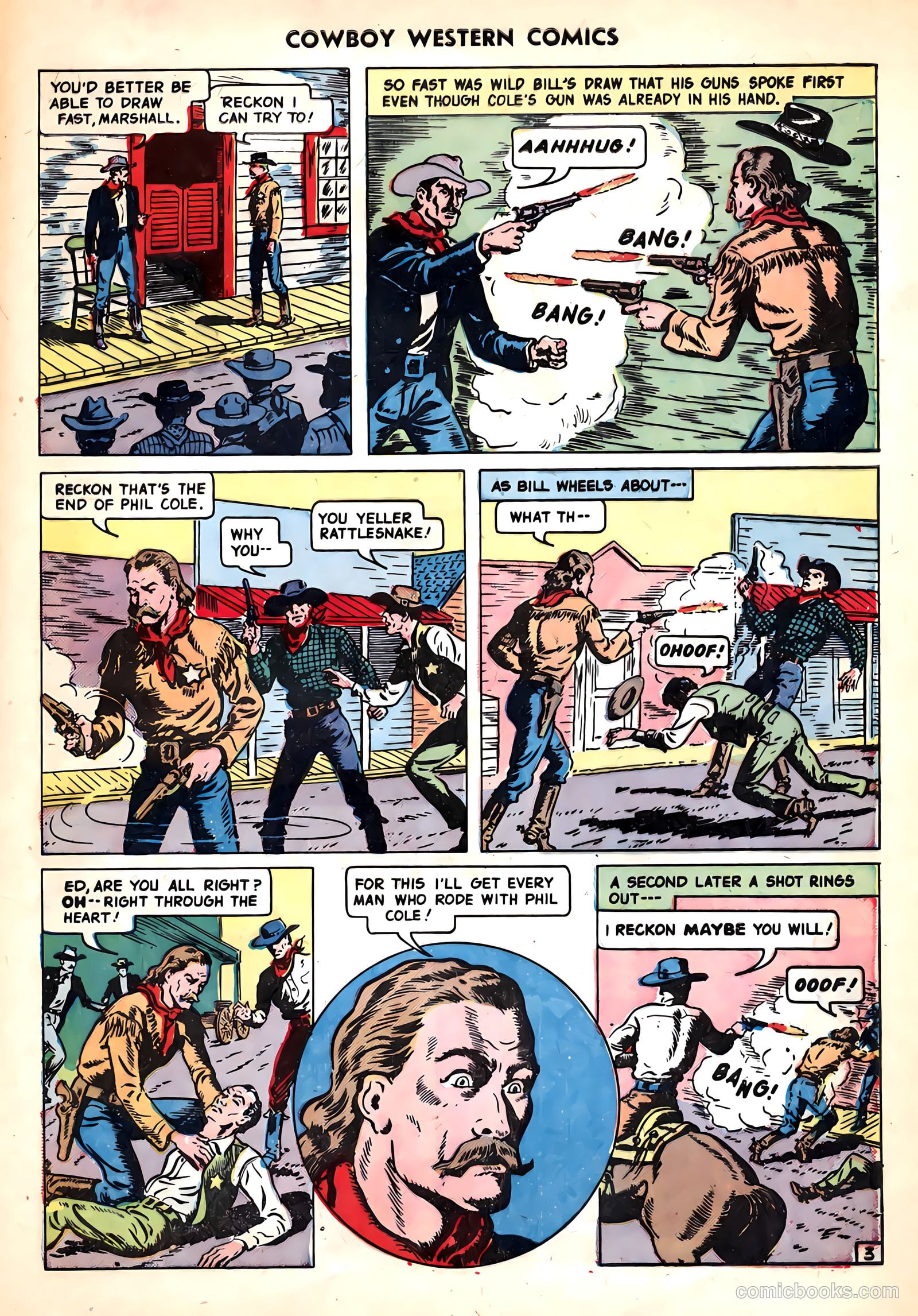 Cowboy Western Comics #32 (1951) — page 33 of 36