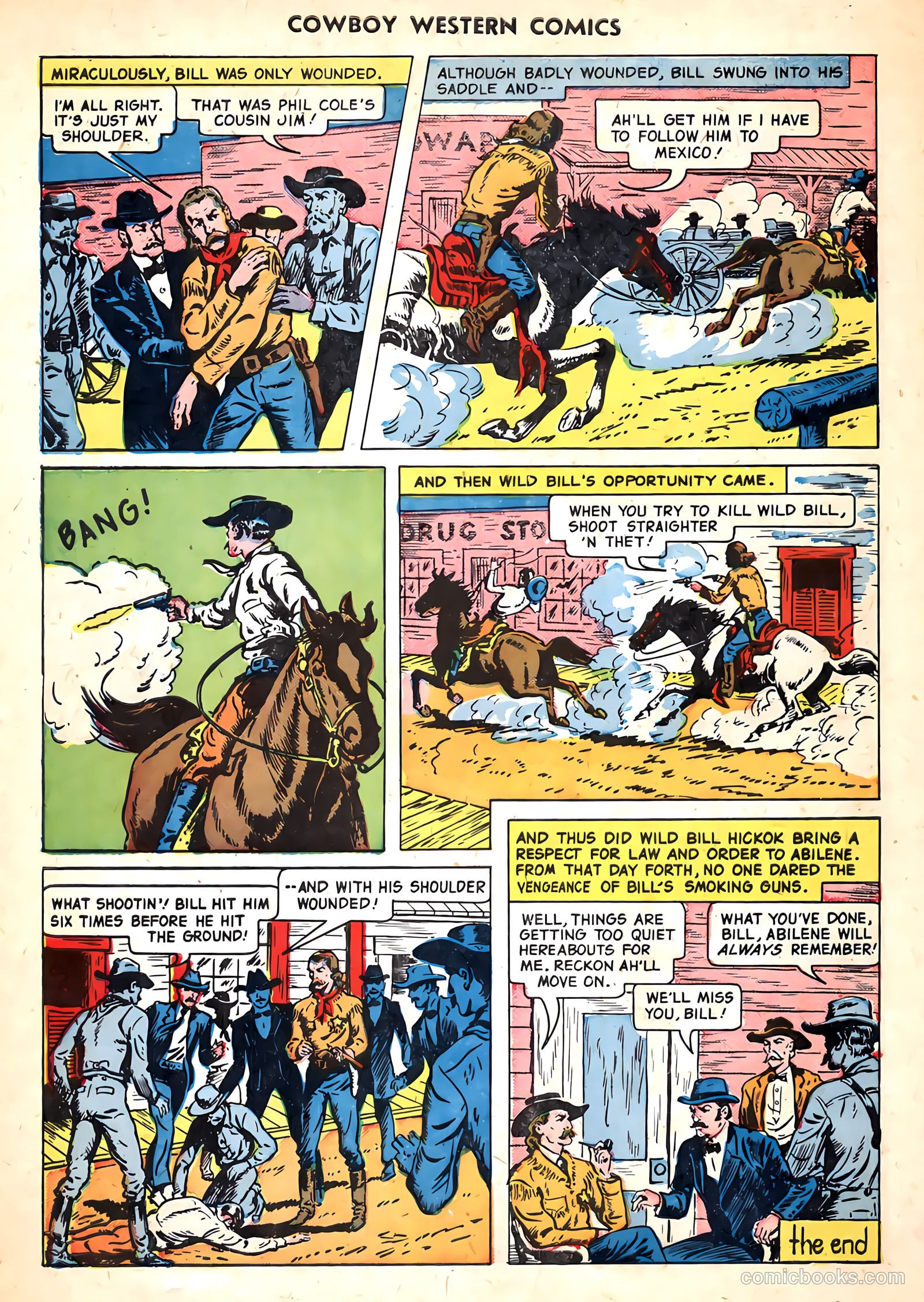 Cowboy Western Comics #32 (1951) — page 34 of 36