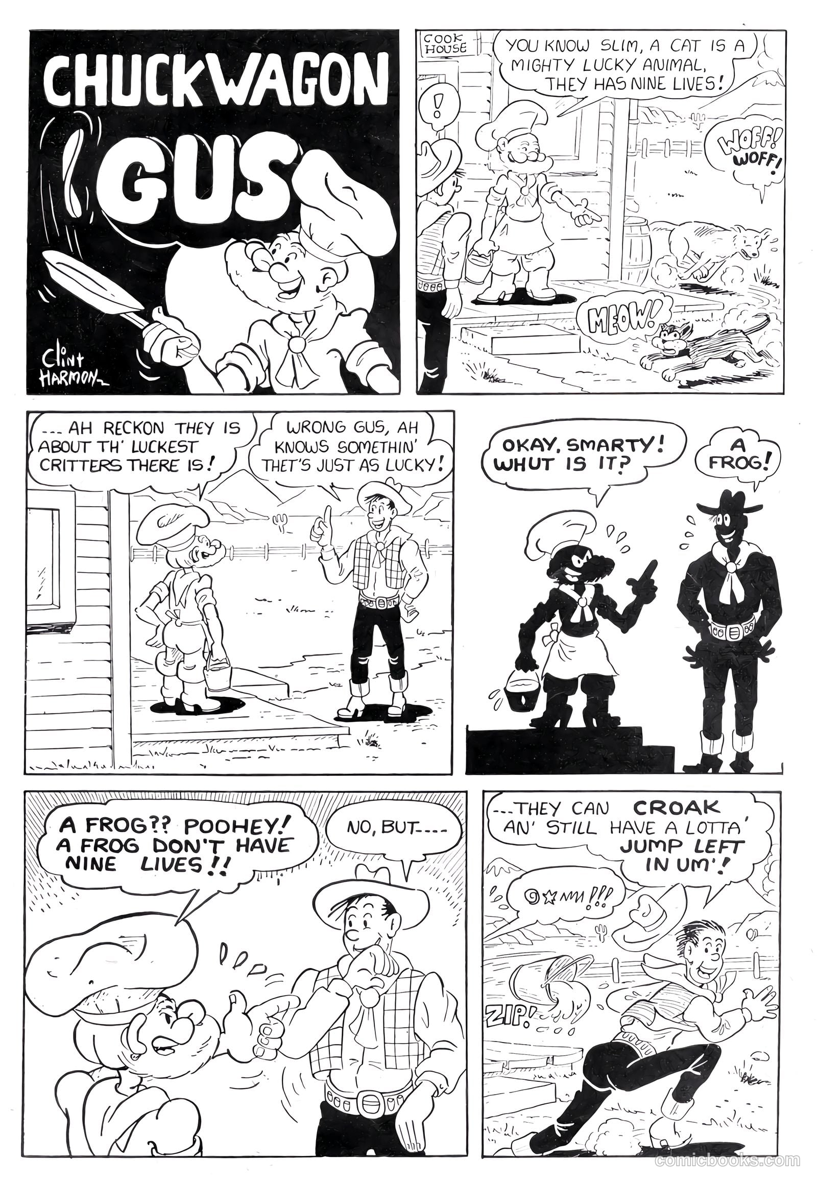 Cowboy Western Comics #32 (1951) — page 35 of 36