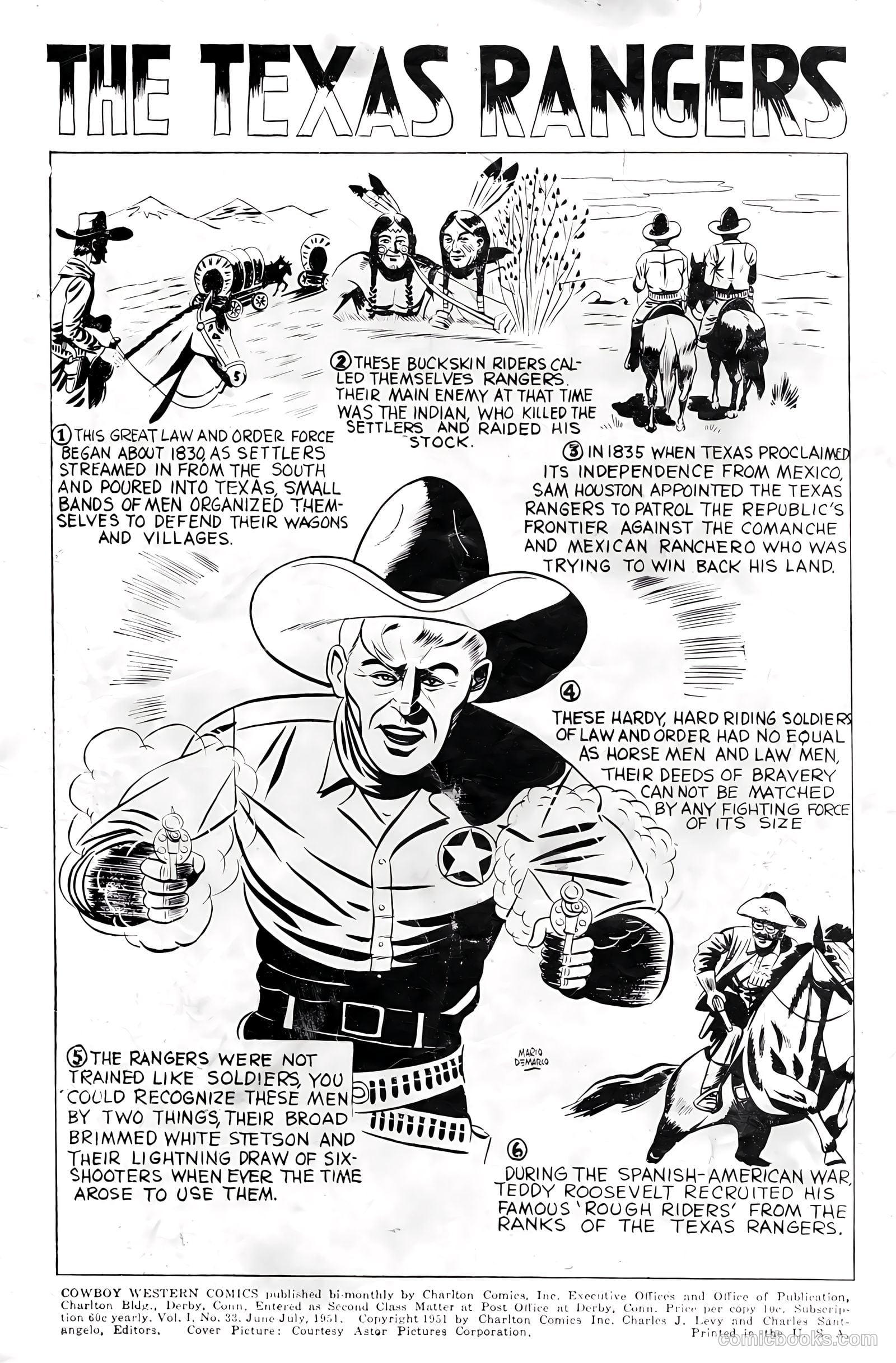 Cowboy Western Comics #33 (1951) — page 2 of 36