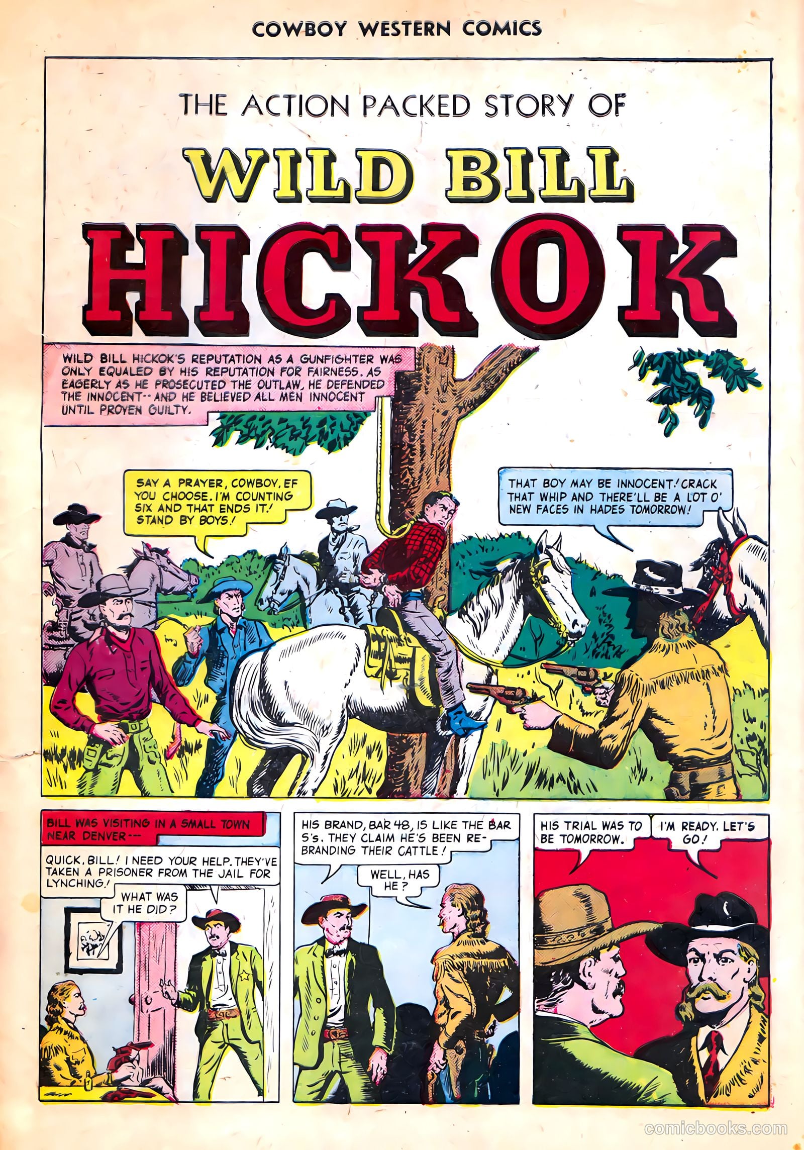 Cowboy Western Comics #33 (1951) — page 3 of 36