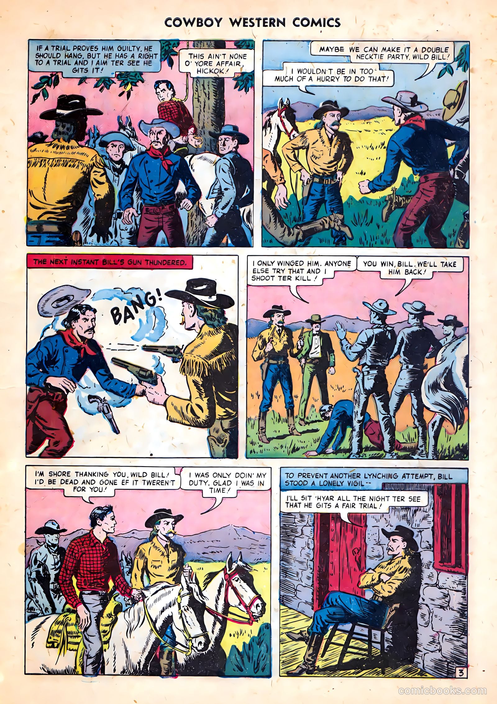 Cowboy Western Comics #33 (1951) — page 5 of 36