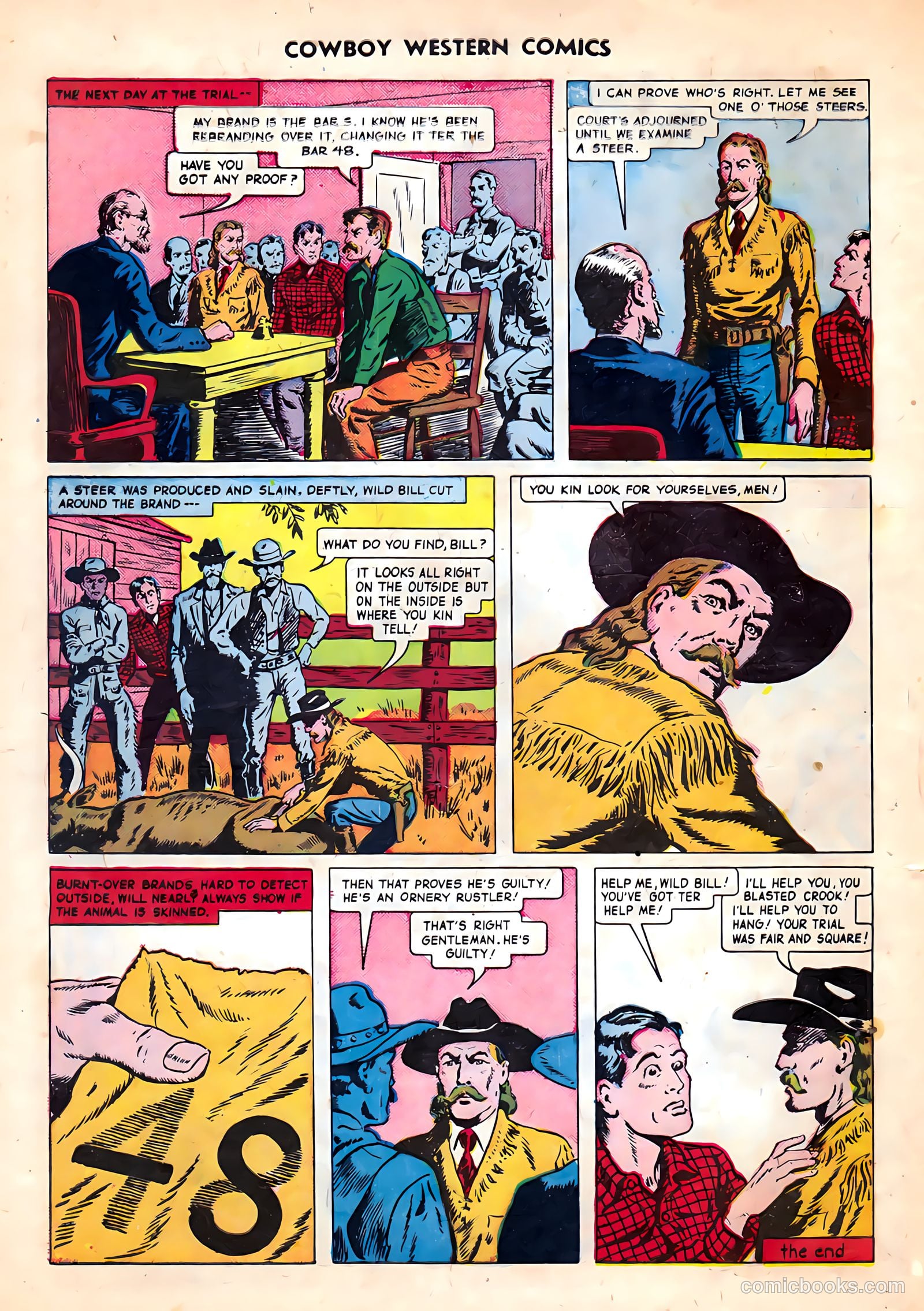 Cowboy Western Comics #33 (1951) — page 6 of 36
