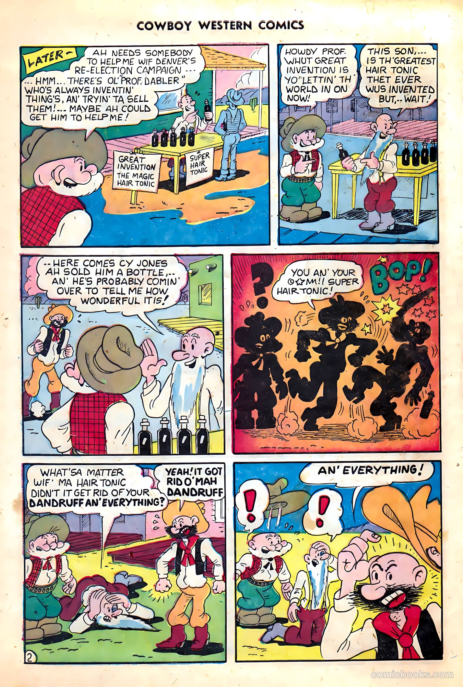 Cowboy Western Comics #33 (1951) — page 8 of 36