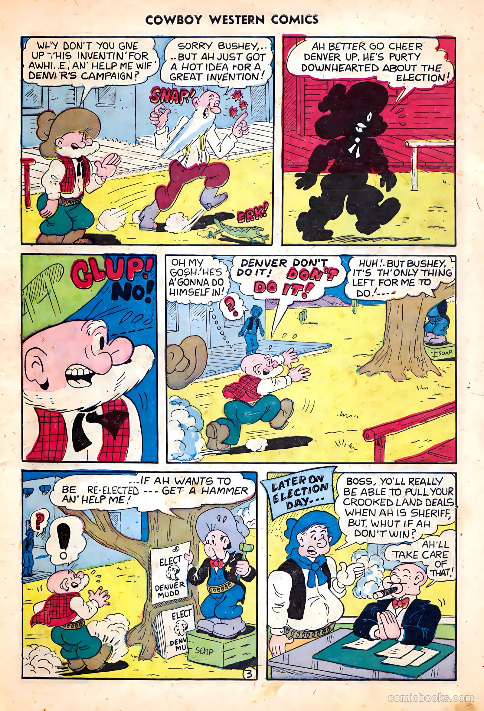 Cowboy Western Comics #33 (1951) — page 9 of 36