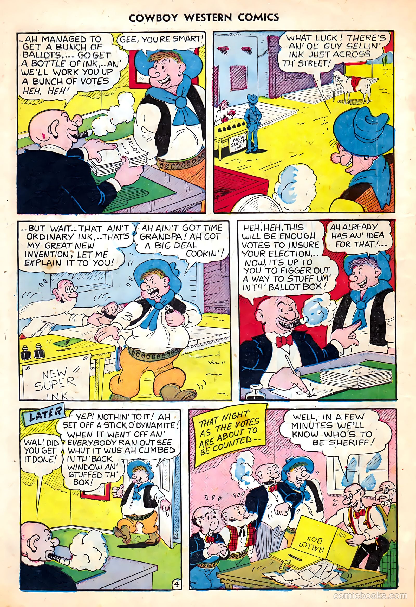 Cowboy Western Comics #33 (1951) — page 10 of 36