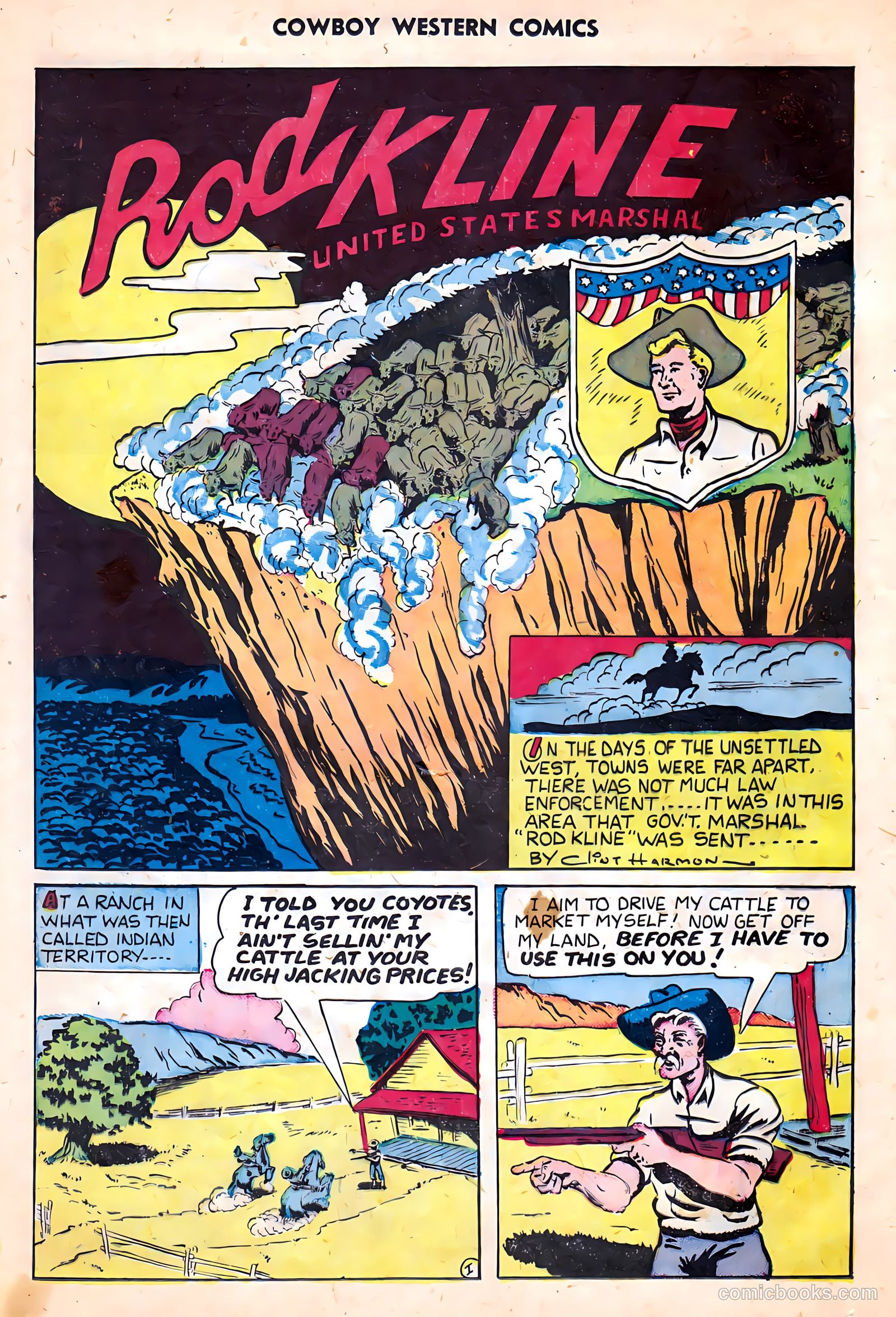 Cowboy Western Comics #33 (1951) — page 12 of 36