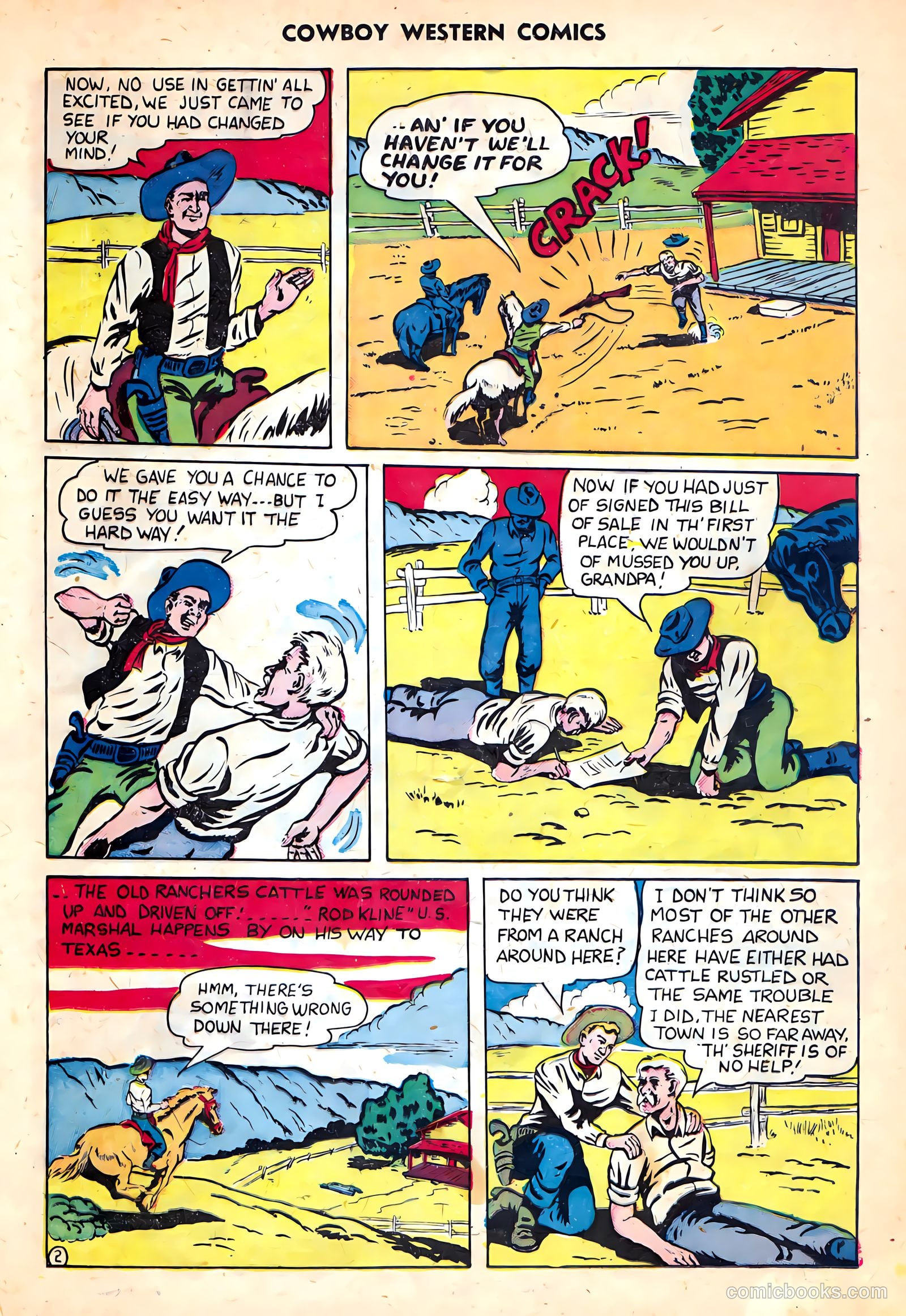 Cowboy Western Comics #33 (1951) — page 13 of 36