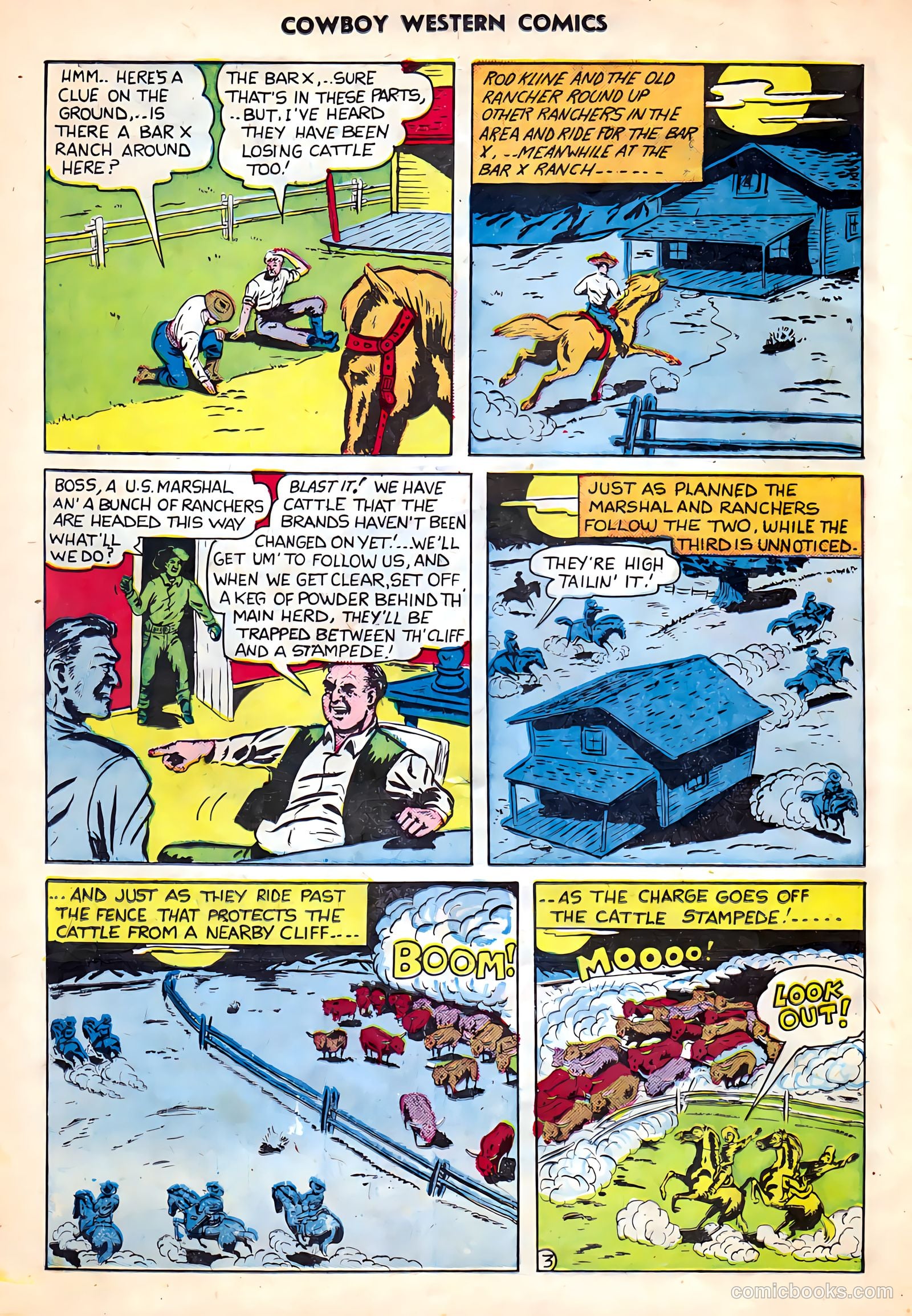 Cowboy Western Comics #33 (1951) — page 14 of 36