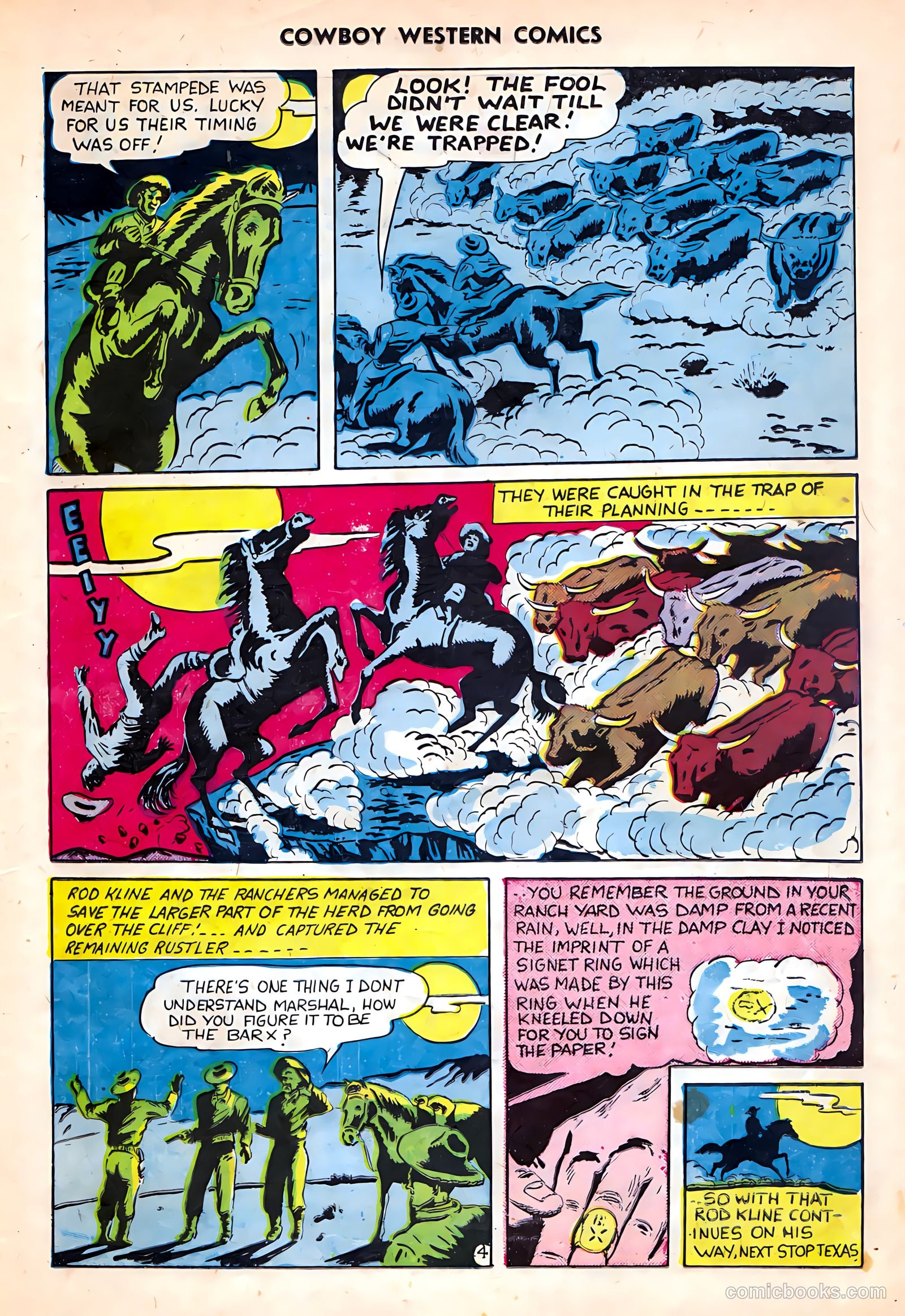 Cowboy Western Comics #33 (1951) — page 15 of 36