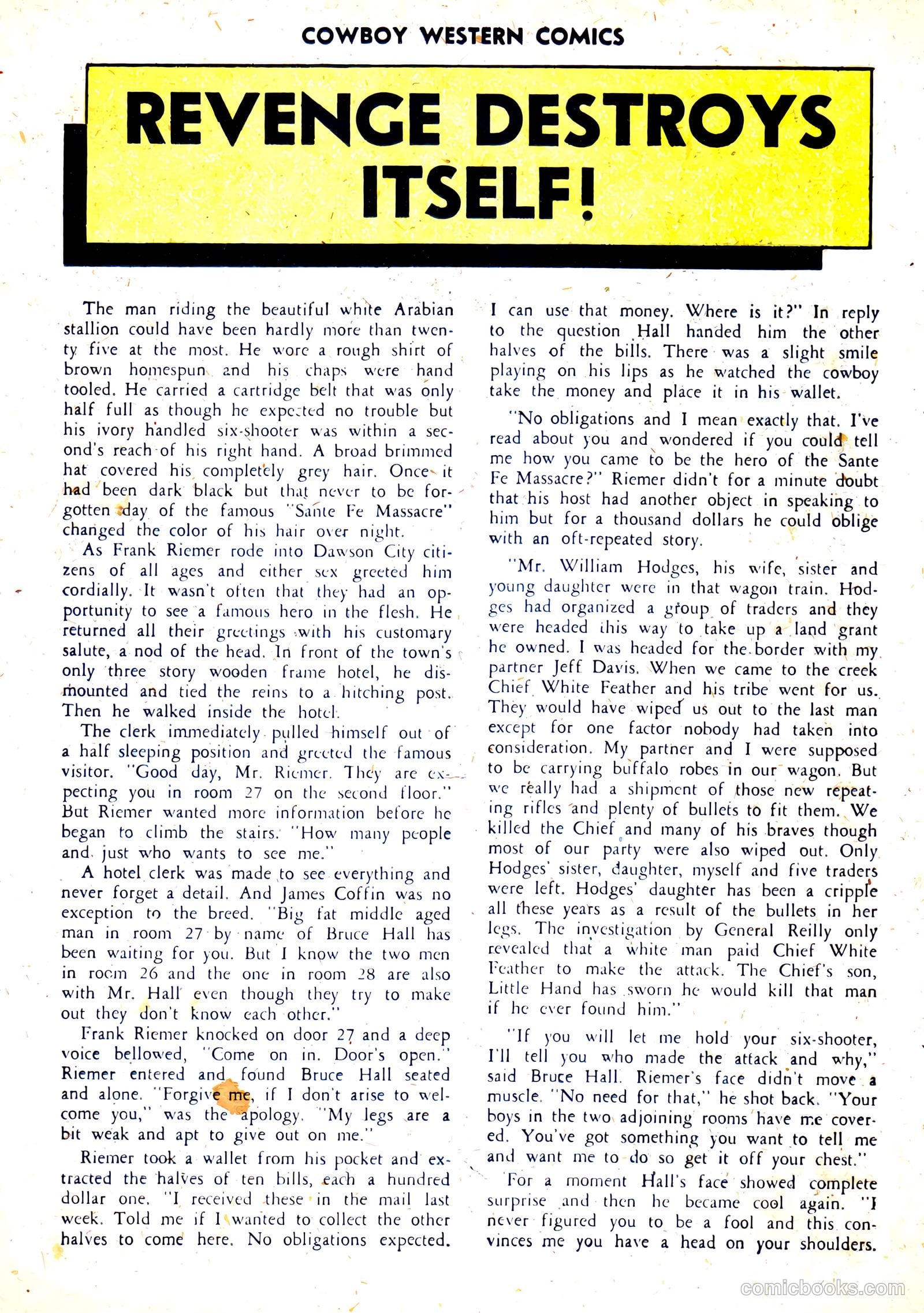 Cowboy Western Comics #33 (1951) — page 16 of 36