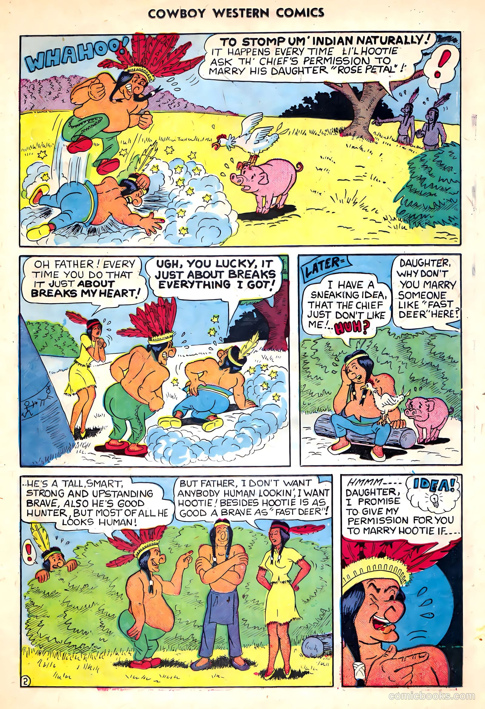 Cowboy Western Comics #33 (1951) — page 19 of 36