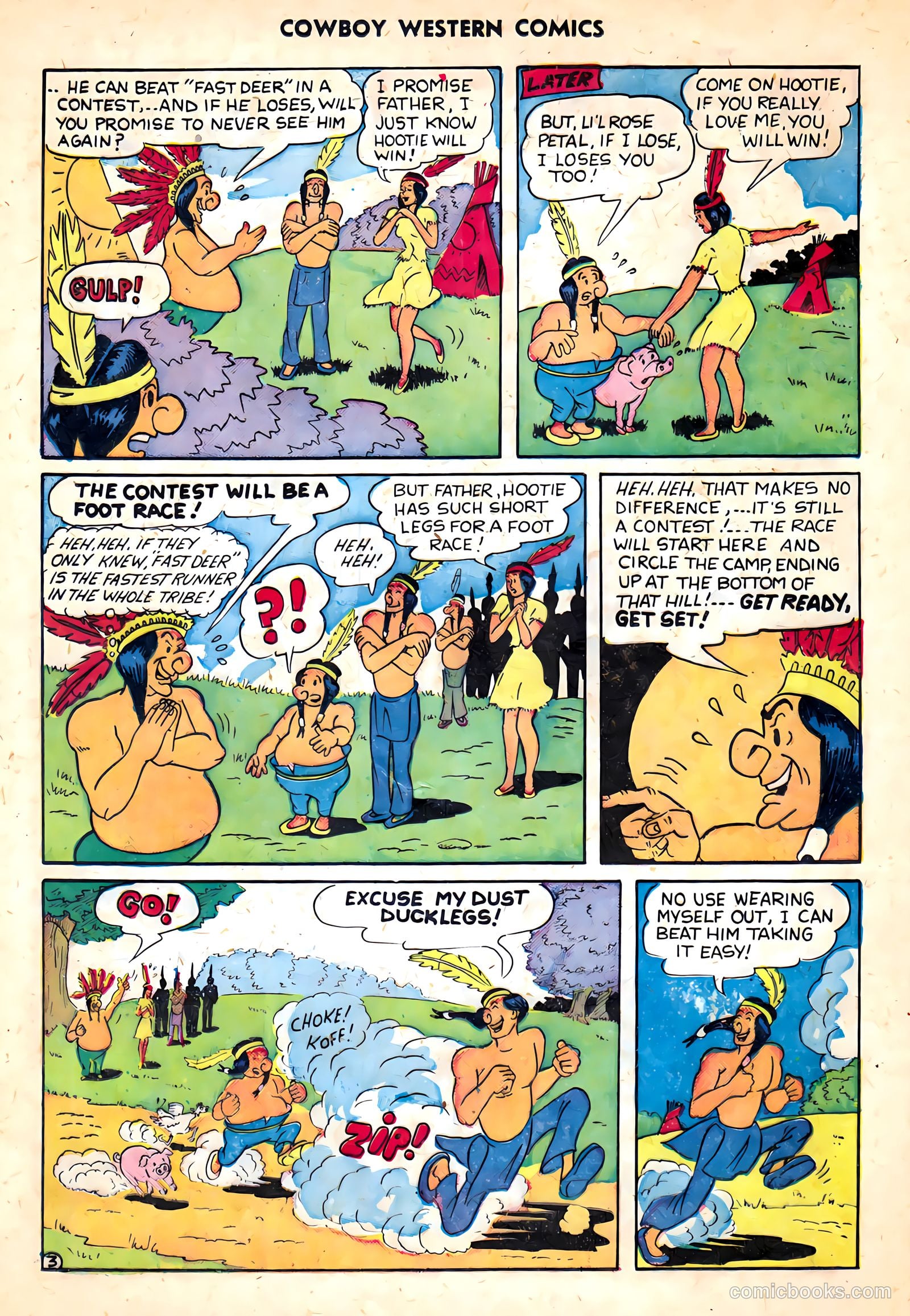 Cowboy Western Comics #33 (1951) — page 20 of 36