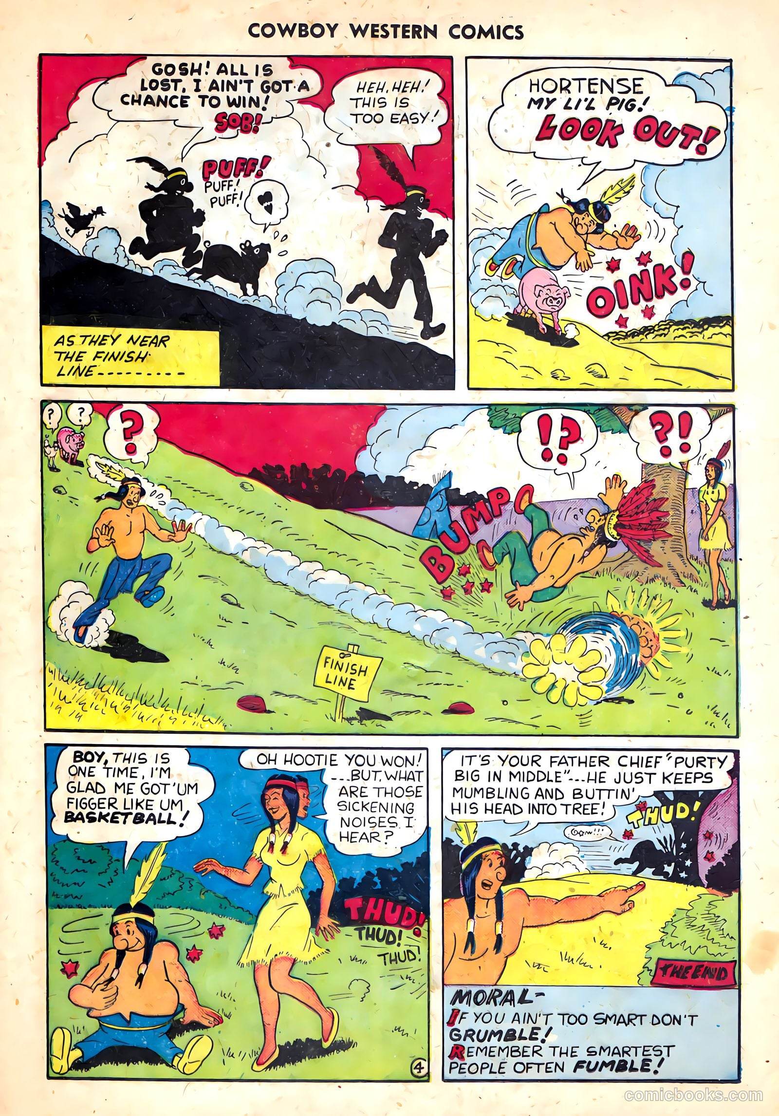 Cowboy Western Comics #33 (1951) — page 21 of 36