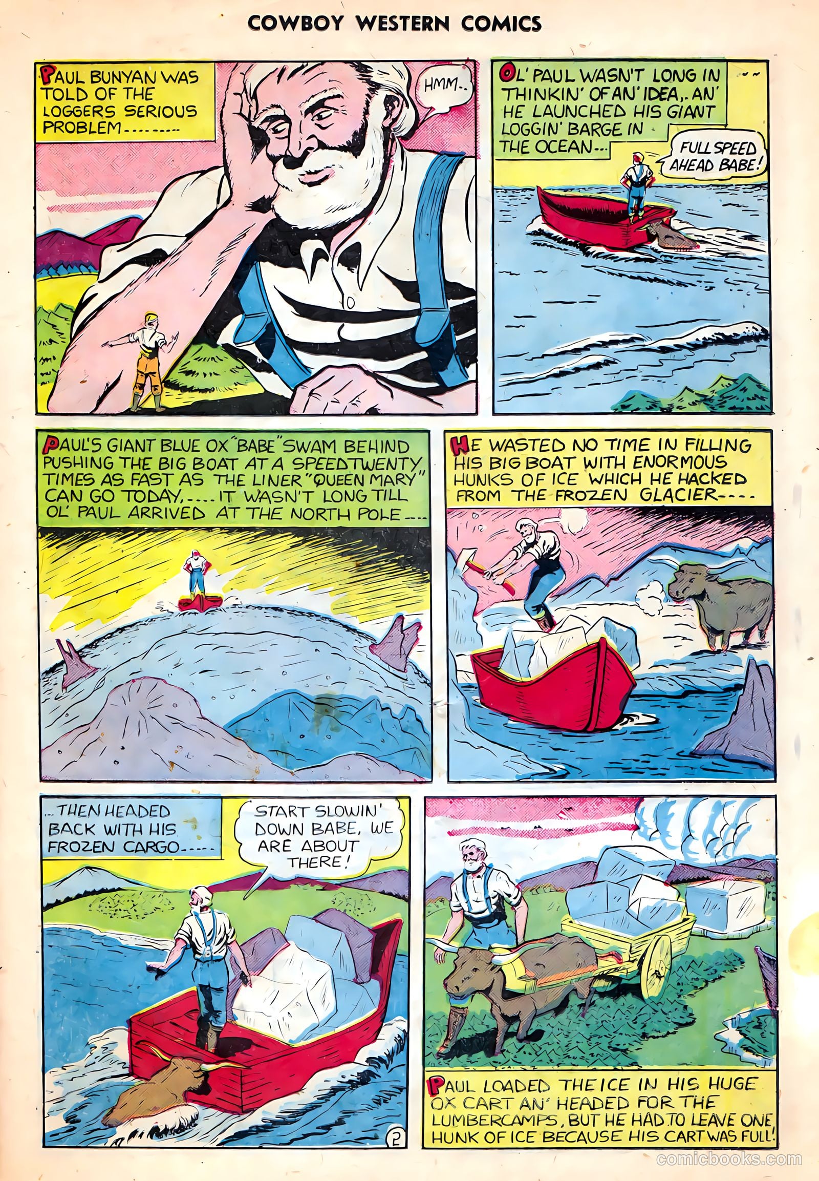 Cowboy Western Comics #33 (1951) — page 23 of 36