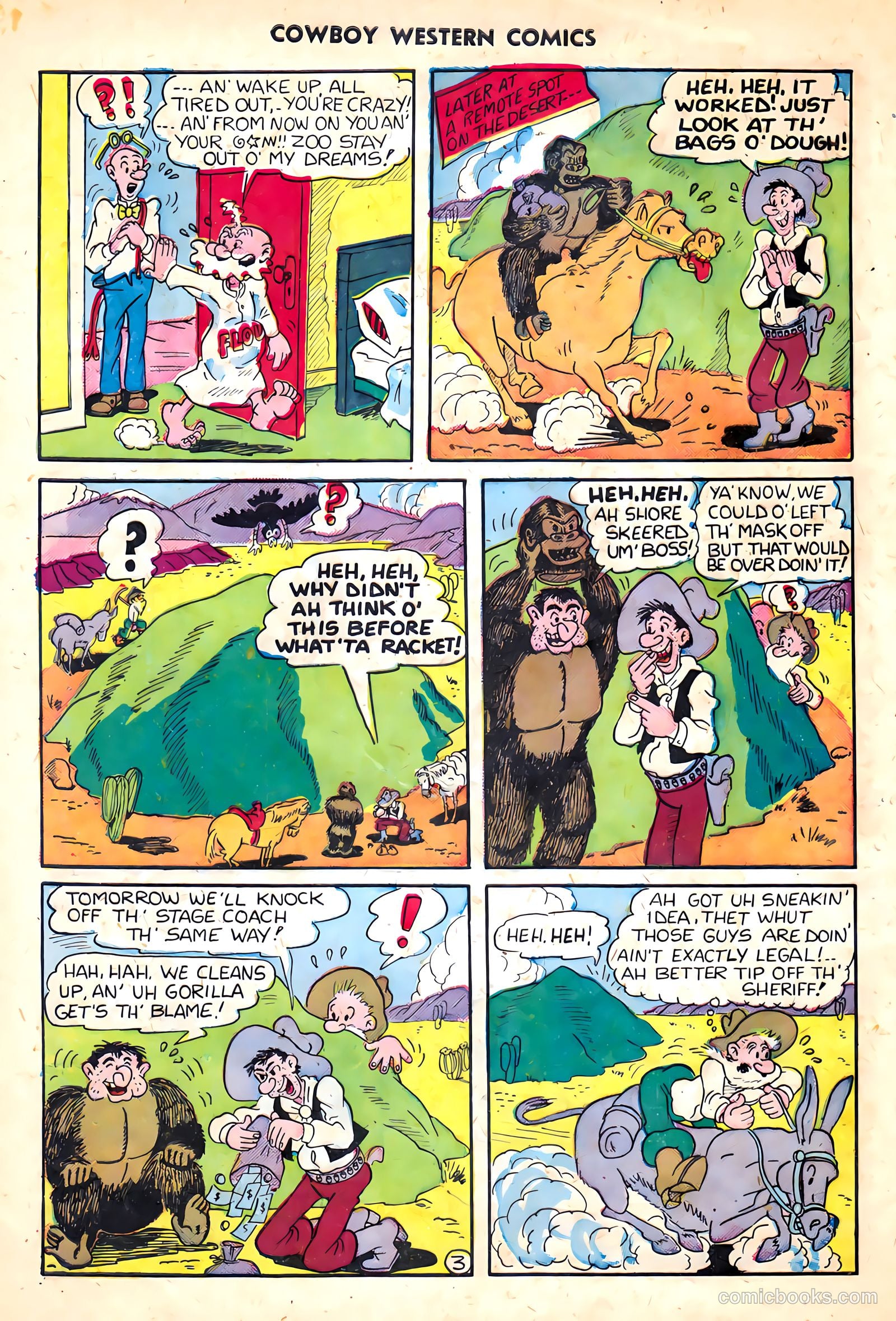 Cowboy Western Comics #33 (1951) — page 28 of 36