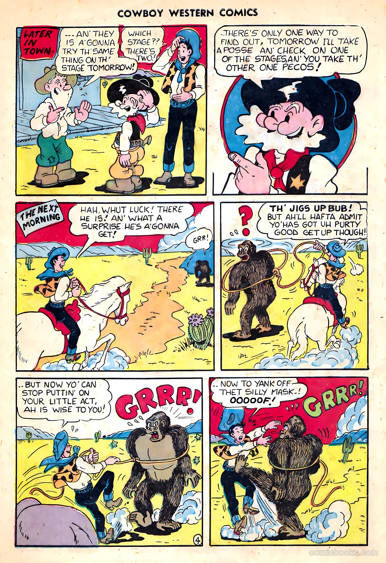 Cowboy Western Comics #33 (1951) — page 29 of 36
