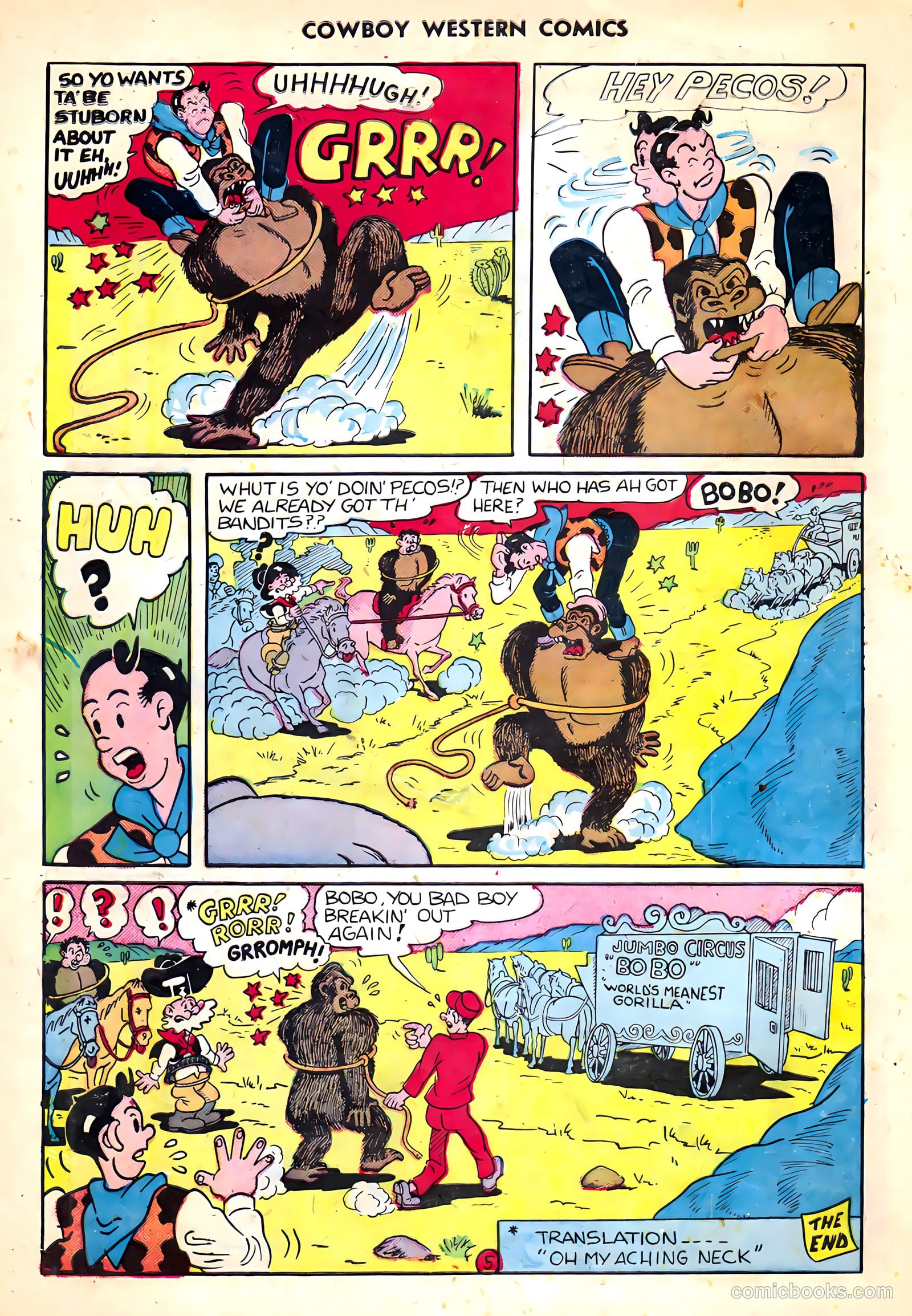 Cowboy Western Comics #33 (1951) — page 30 of 36