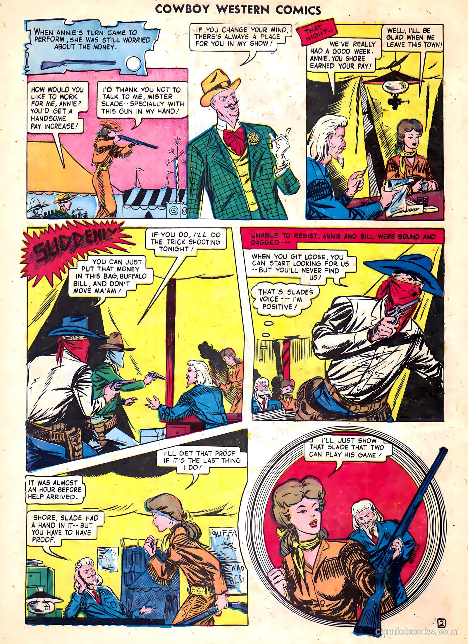 Cowboy Western Comics #33 (1951) — page 32 of 36